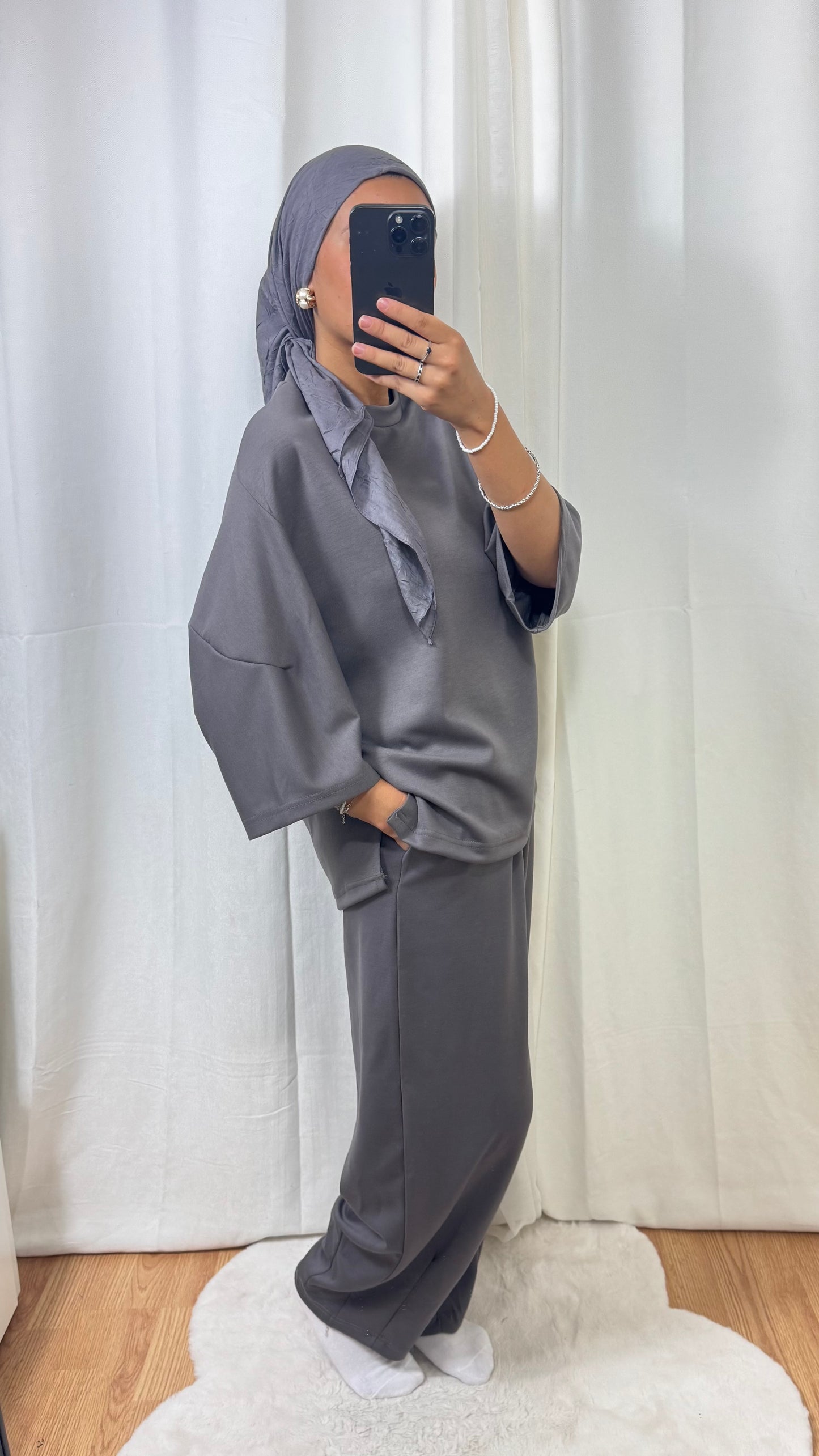 ENSEMBLE JOGGING OVERSIZE - TAUPE