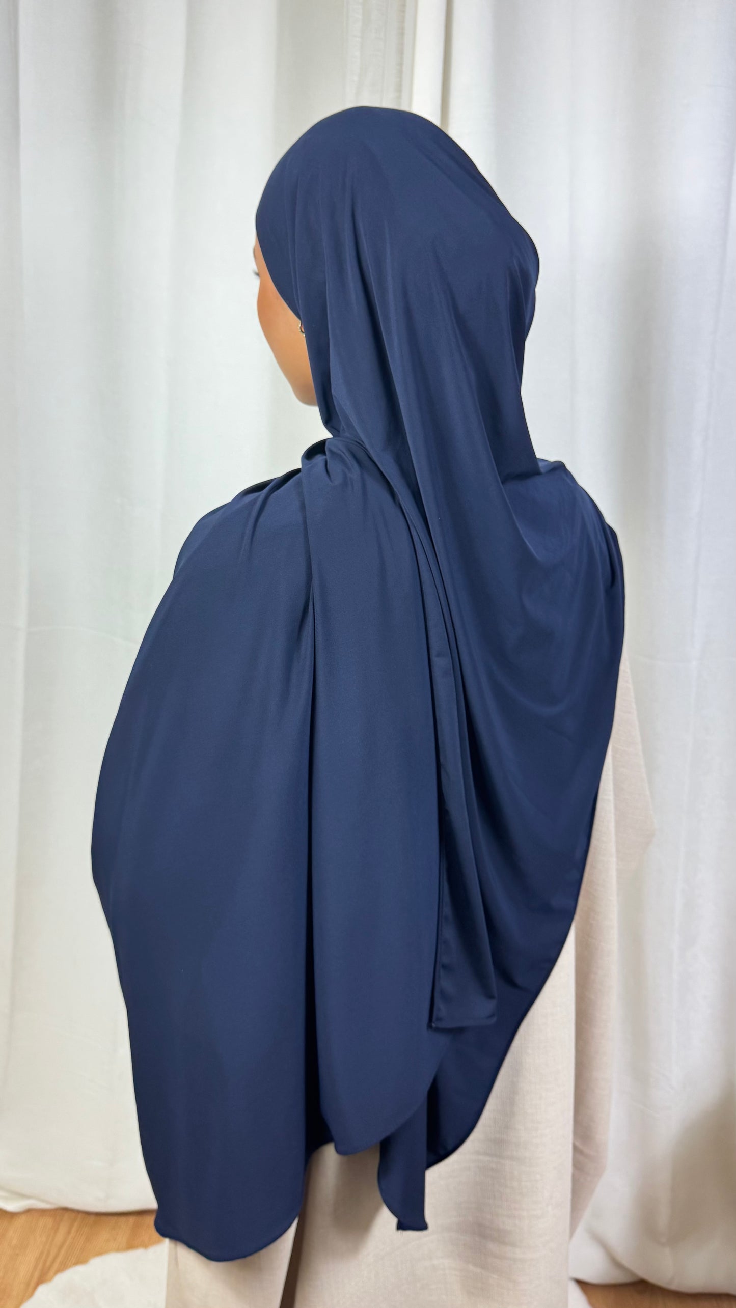 HIJAB JERSEY PREMIUM - BLEU MARINE