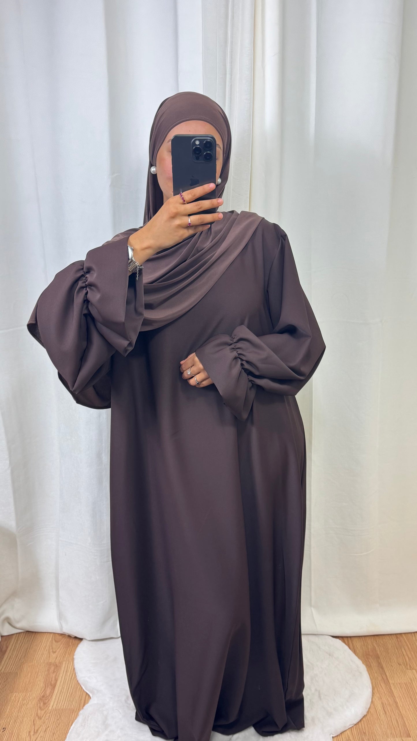ABAYA ALBA - MARRON