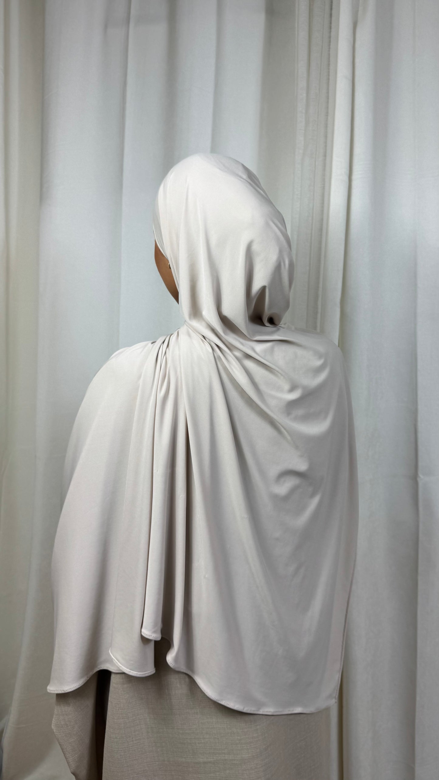 HIJAB JERSEY PREMIUM - BEIGE
