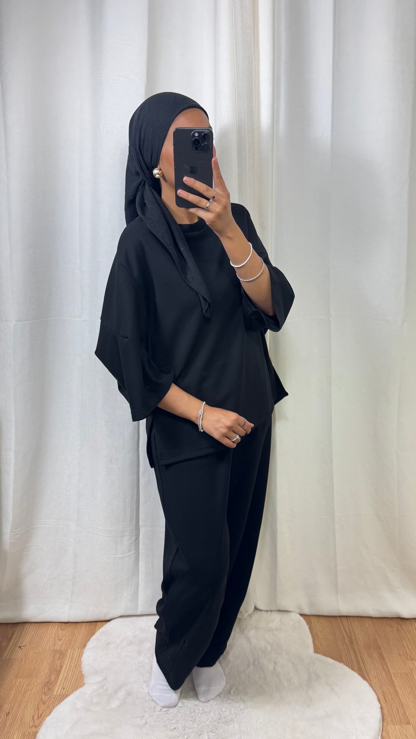 ENSEMBLE JOGGING OVERSIZE - NOIR