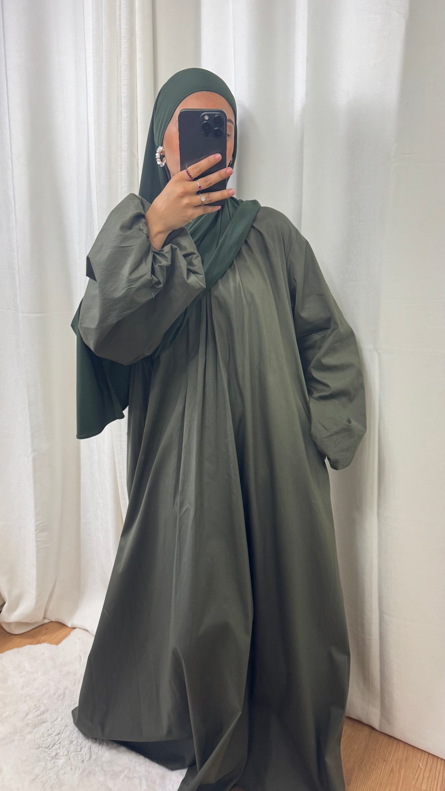 ROBE POPELINE - KAKI