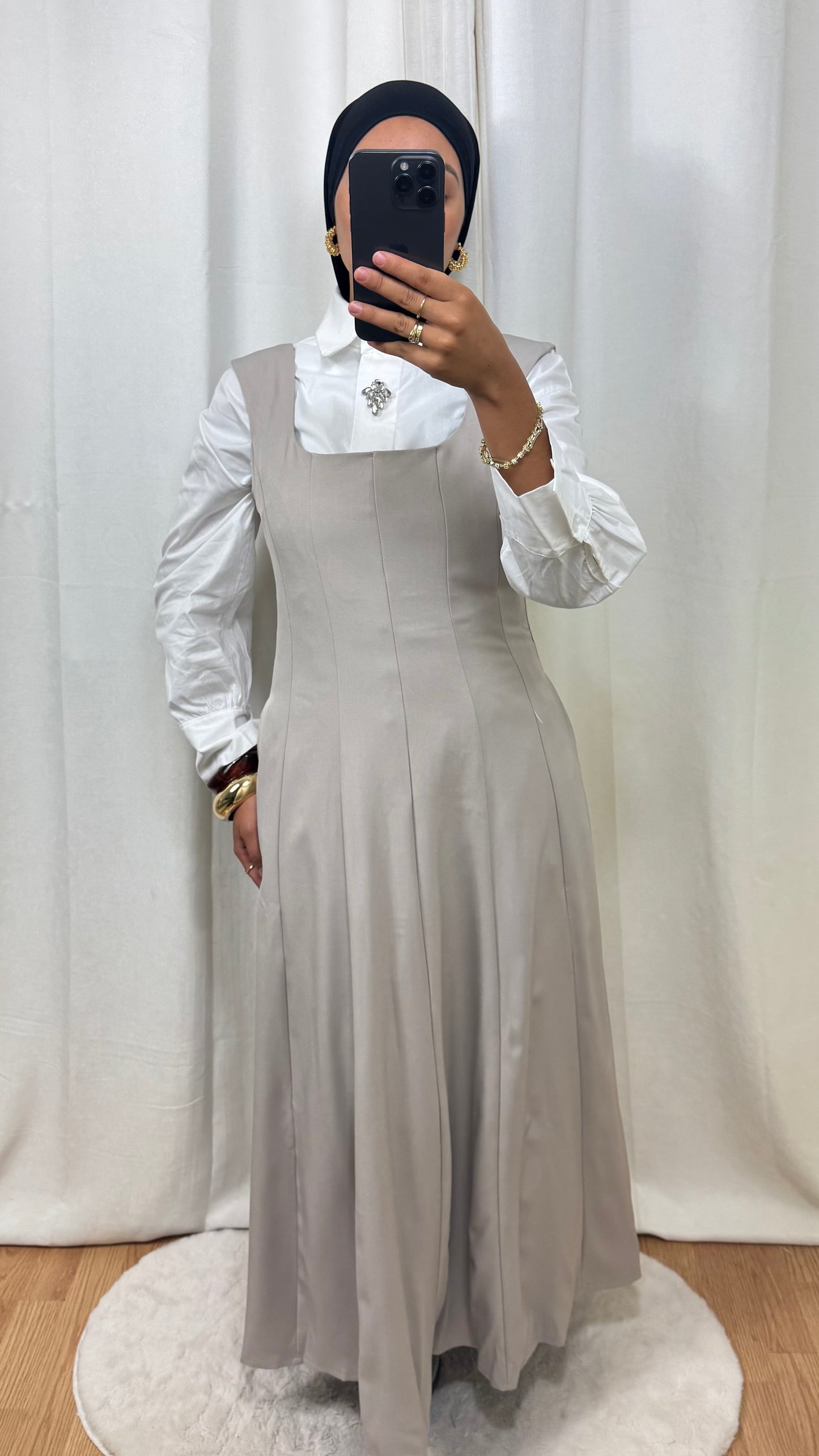 ROBE EMMA - TAUPE