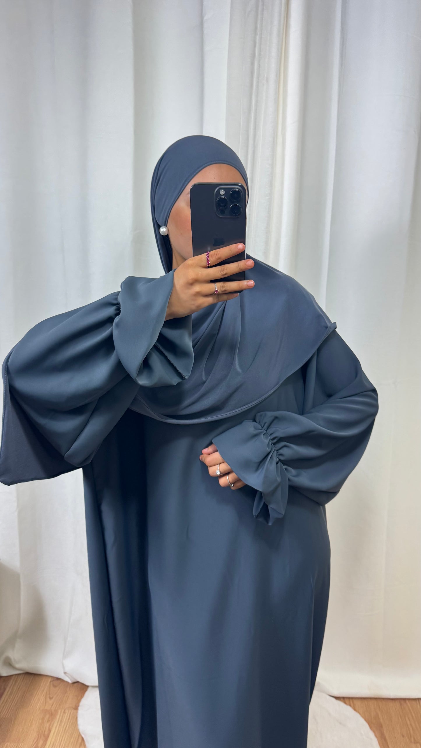 ABAYA ALBA - GRIS ANTHRACITE