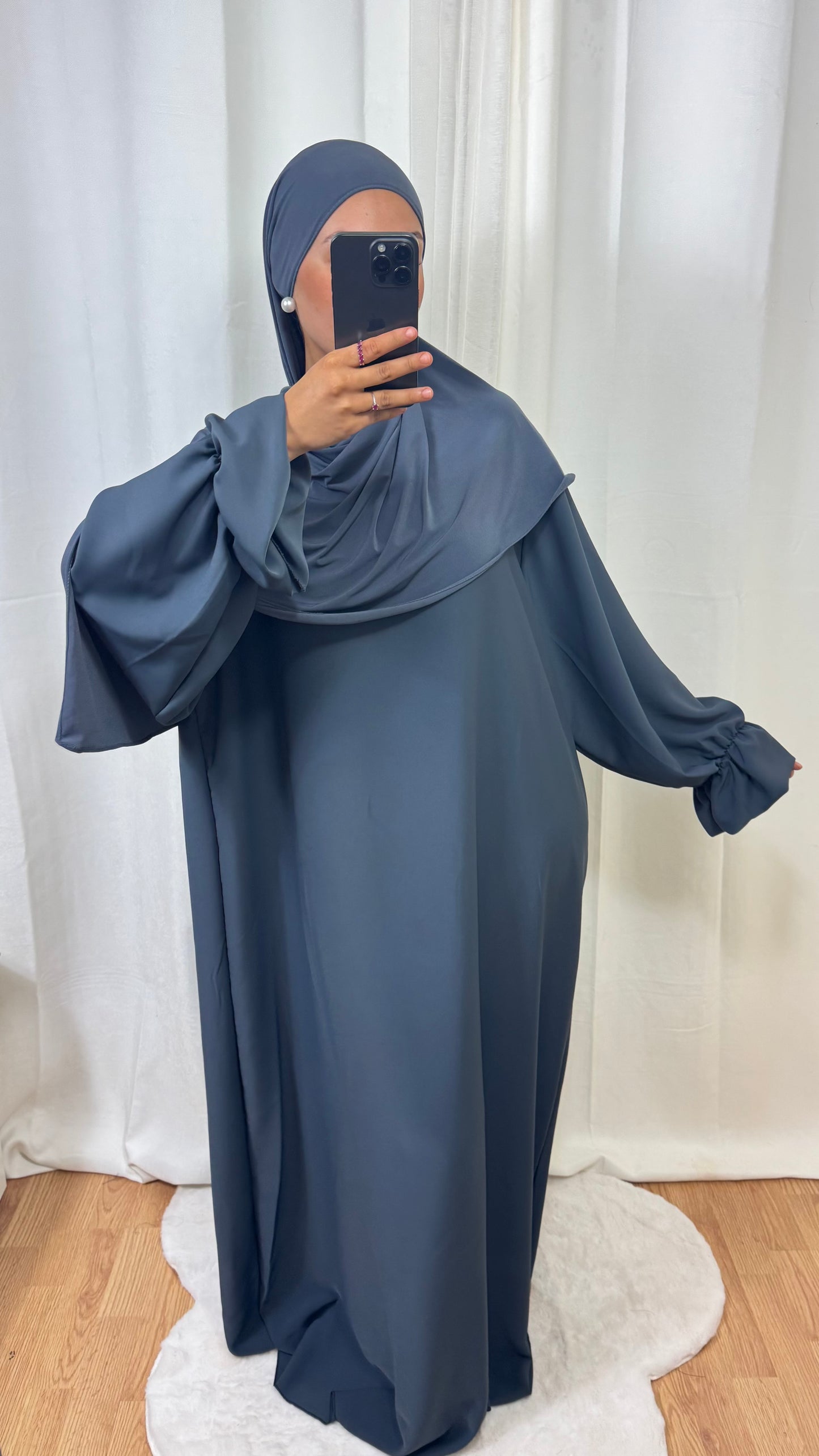 ABAYA ALBA - GRIS ANTHRACITE