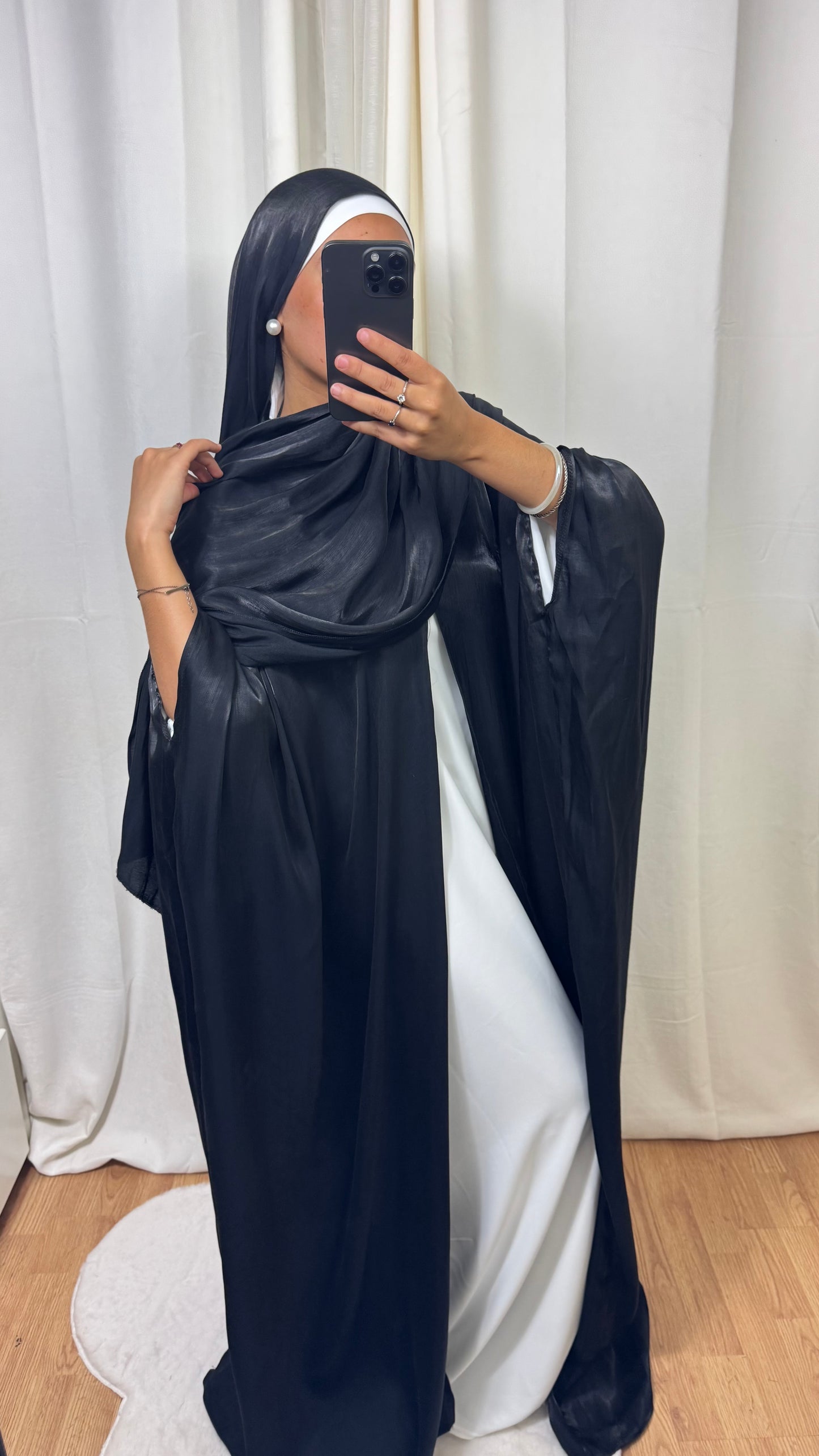 ENSEMBLE KHALEEJI ORGANZA - NOIR