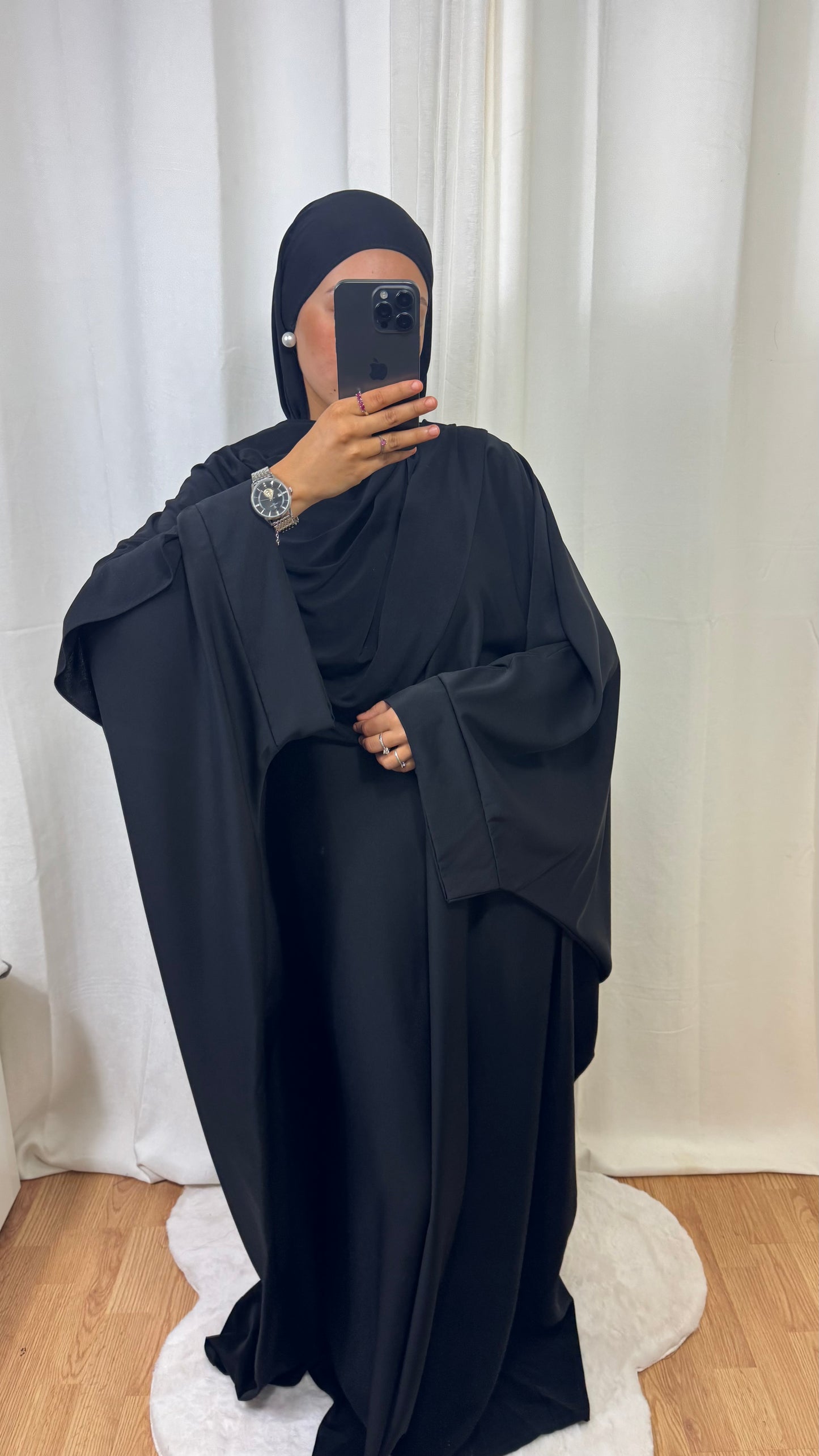 ABAYA SAOUDIENNE ELEGANCE - NOIR
