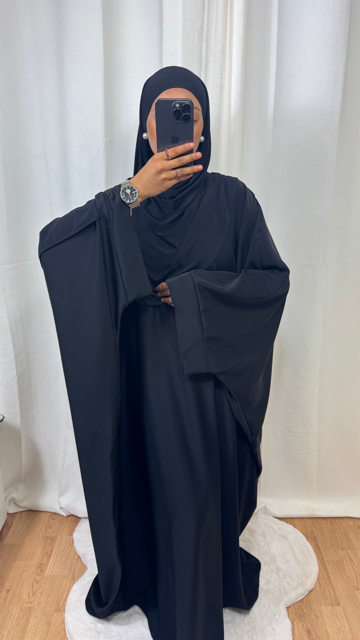 ABAYA SAOUDIENNE ELEGANCE - NOIR