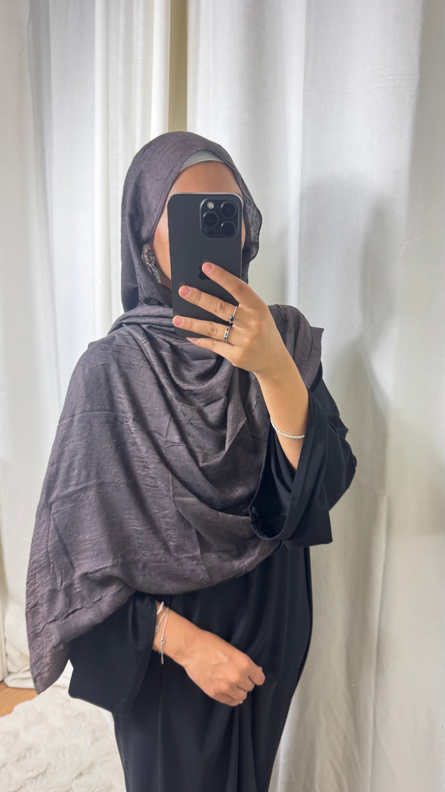 HIJAB COTON BAMBOO - MARRON
