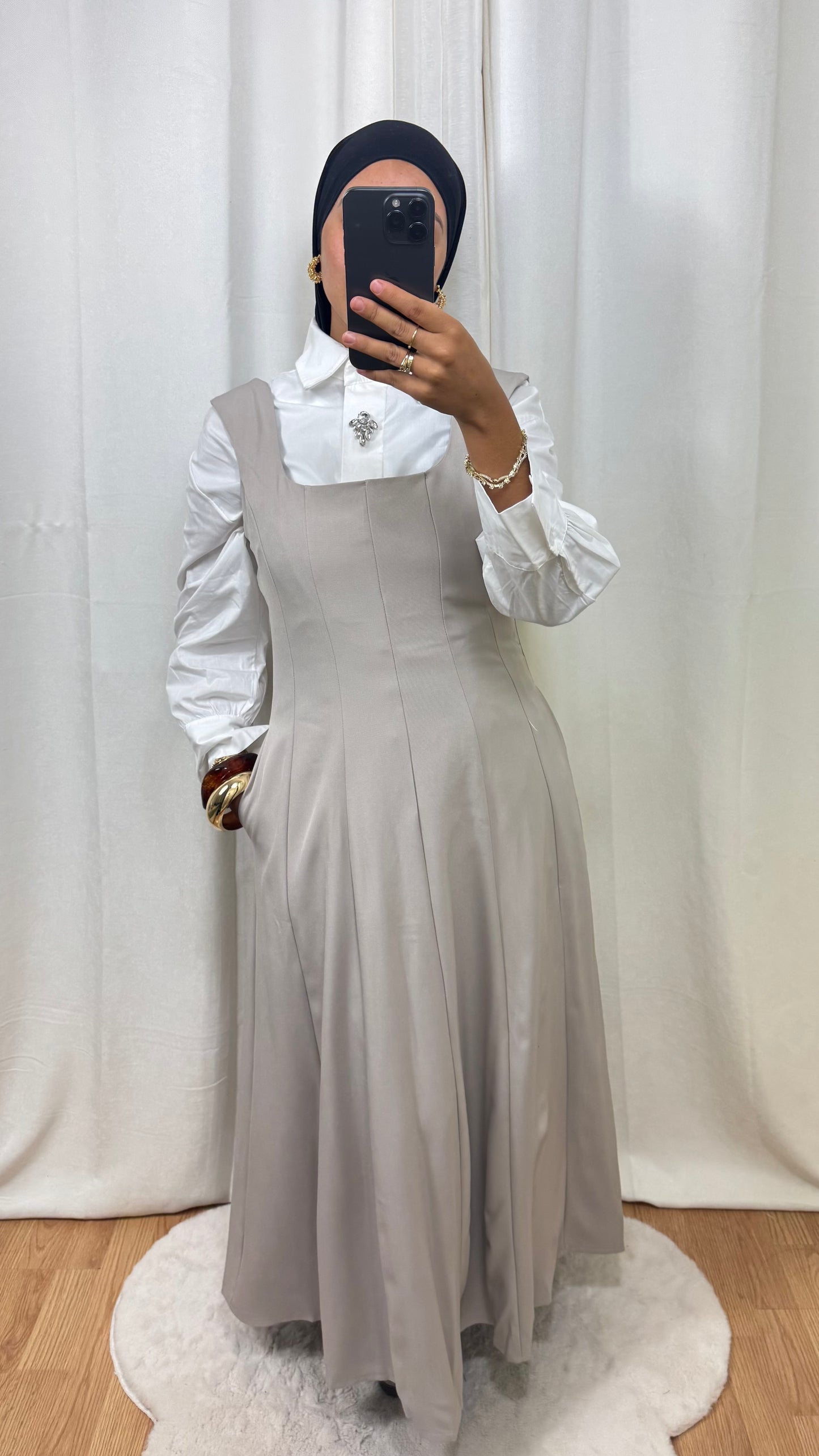 ROBE EMMA - TAUPE