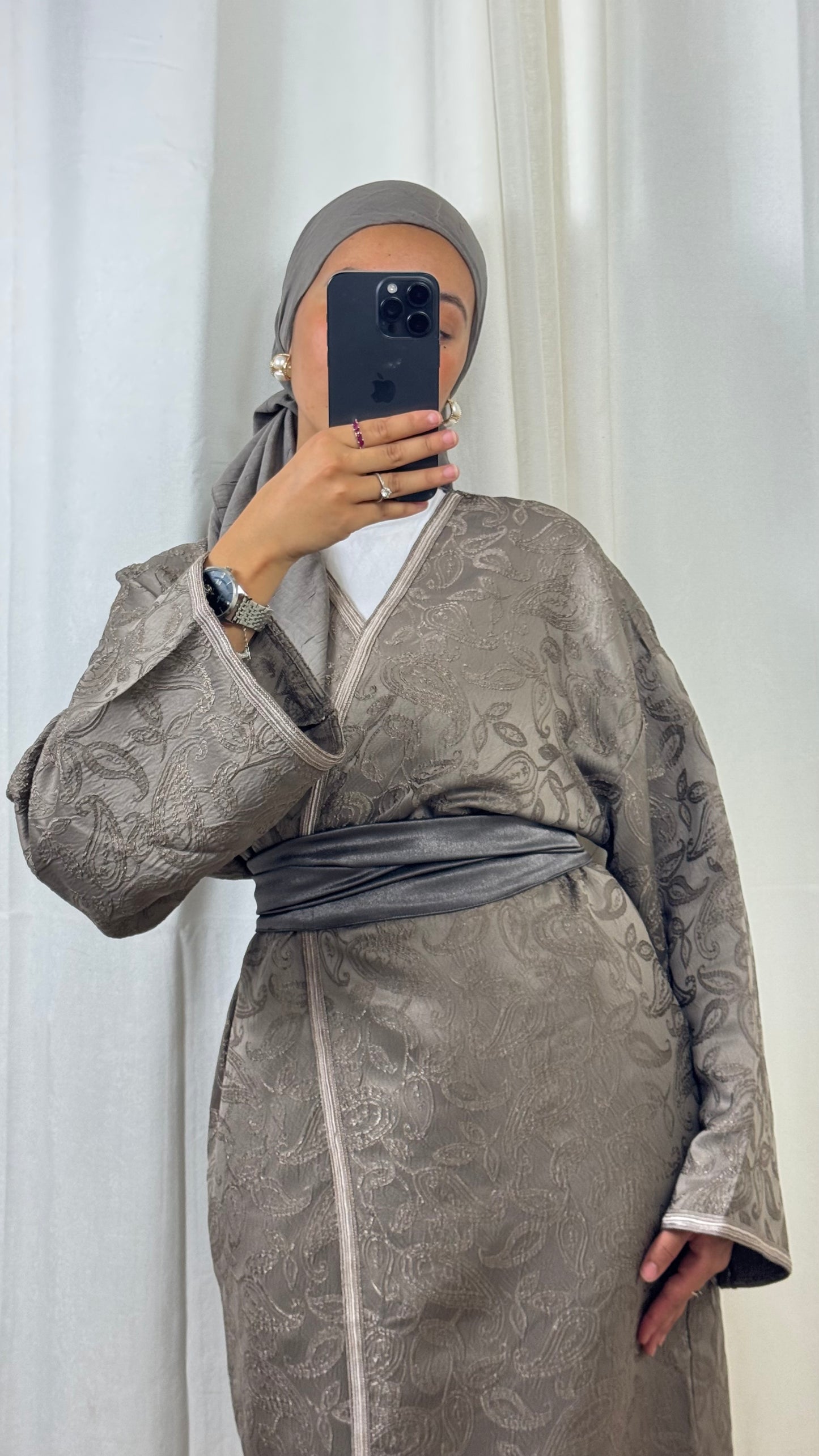 KIMONO SAKURA - TAUPE