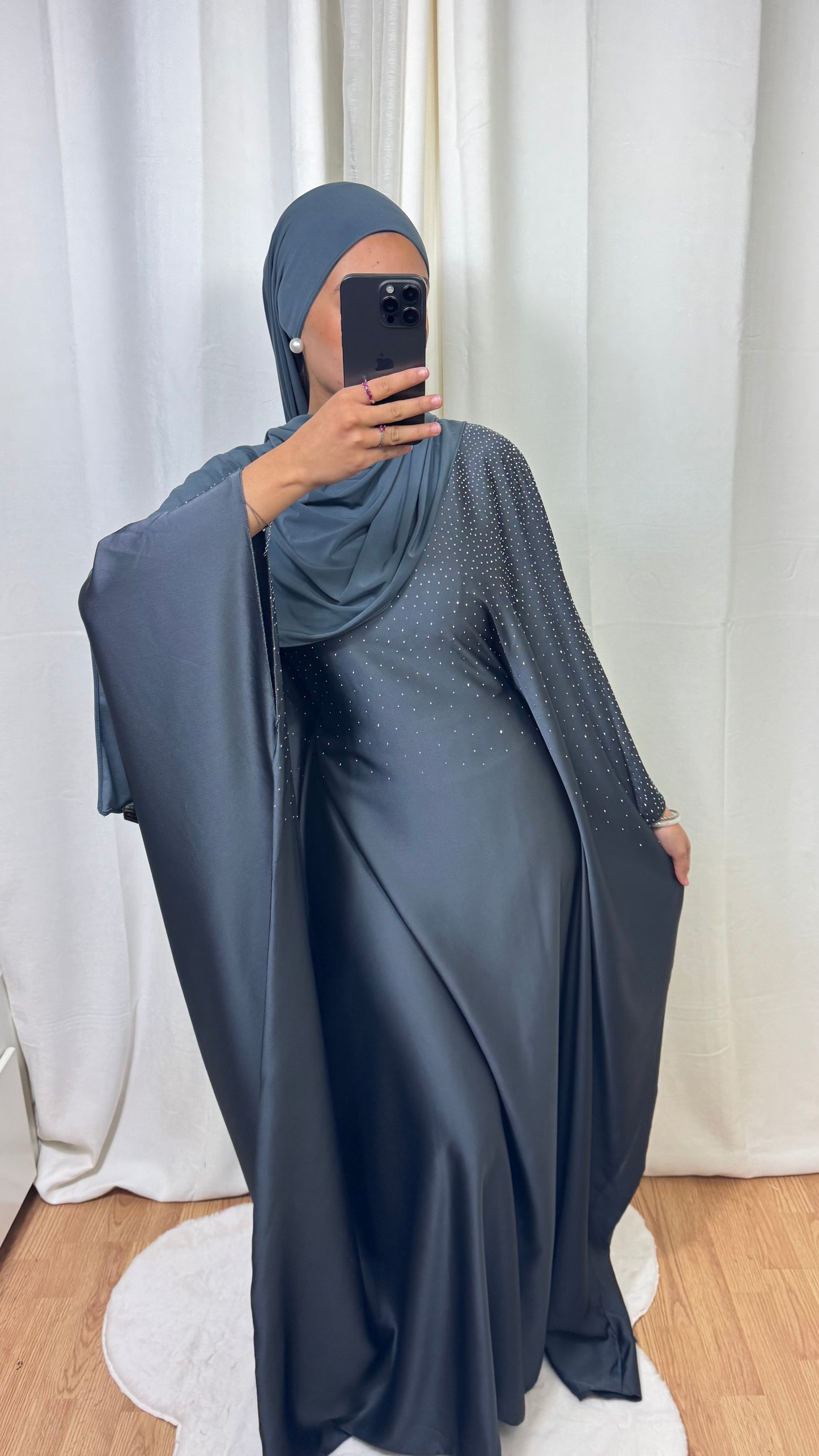 ABAYA EIRA - GRIS
