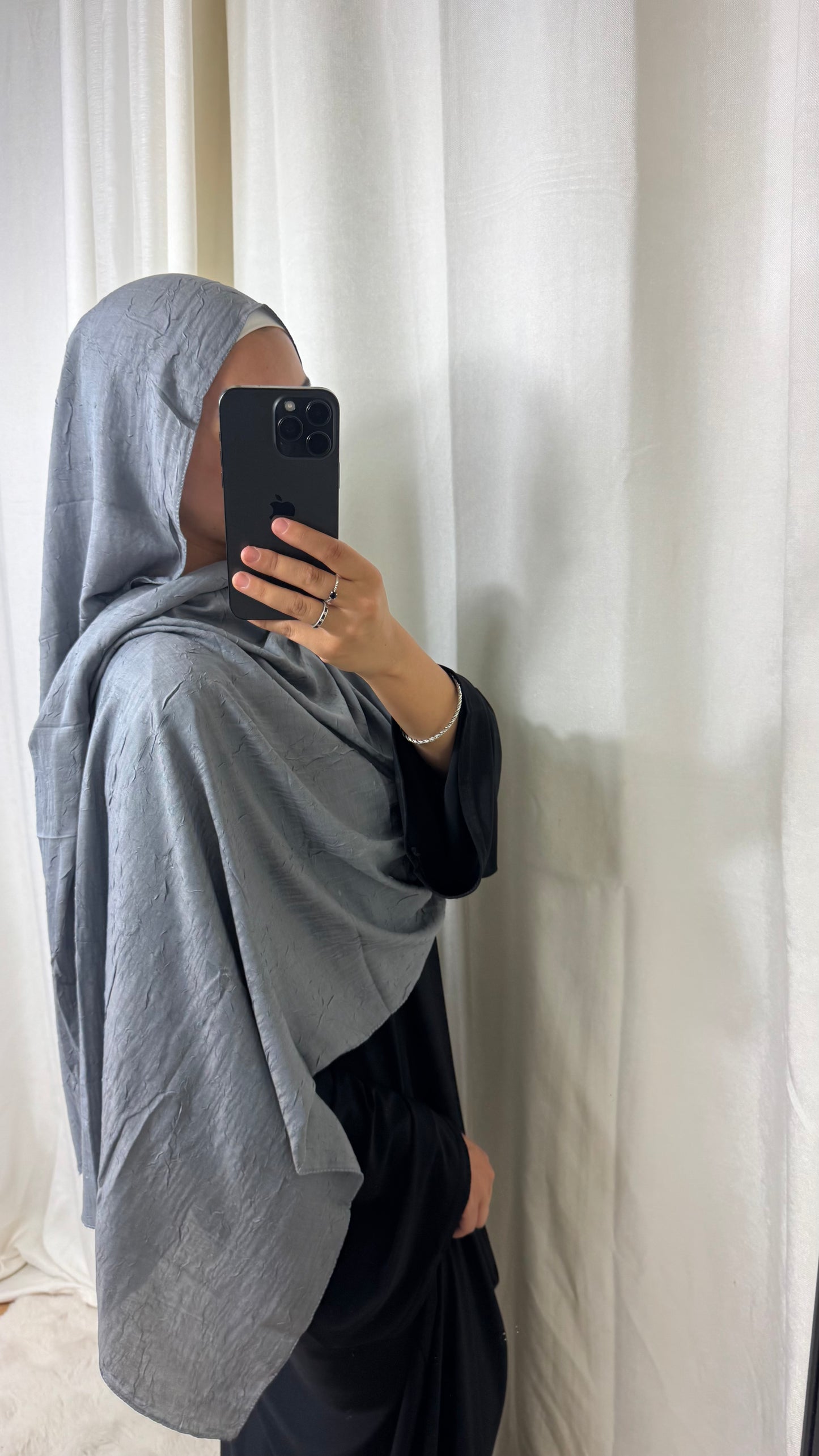 HIJAB COTON BAMBOO - GRIS