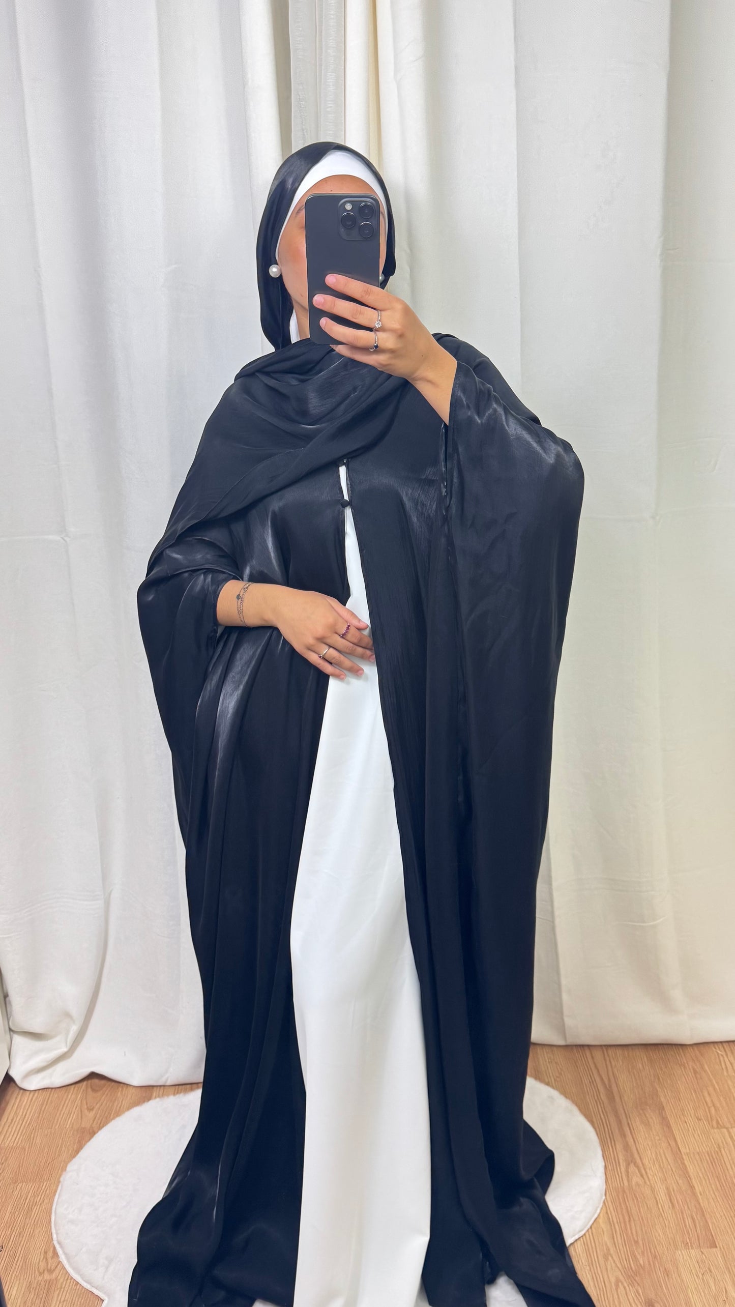 ENSEMBLE KHALEEJI ORGANZA - NOIR