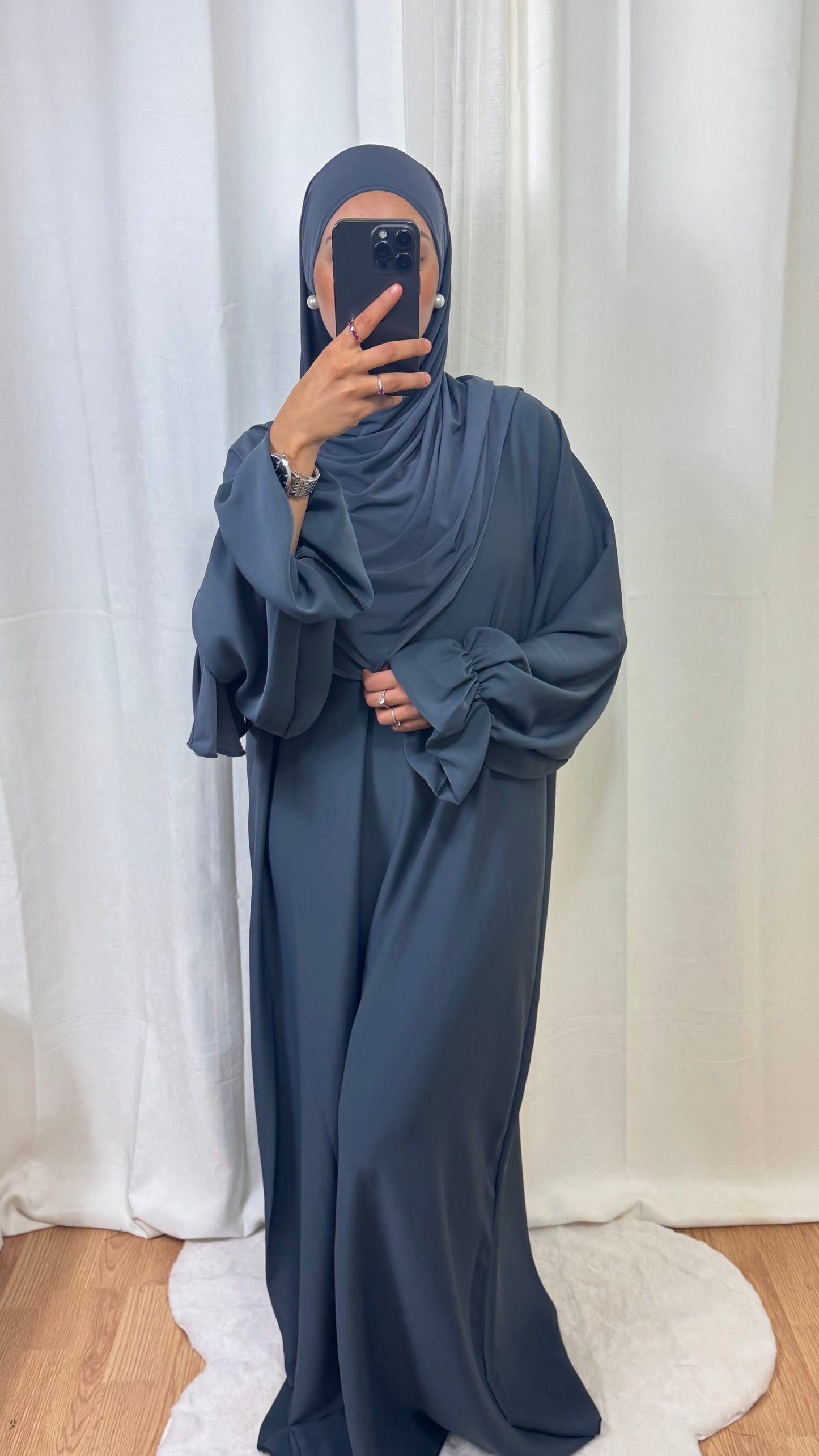 ABAYA ALBA - GRIS ANTHRACITE