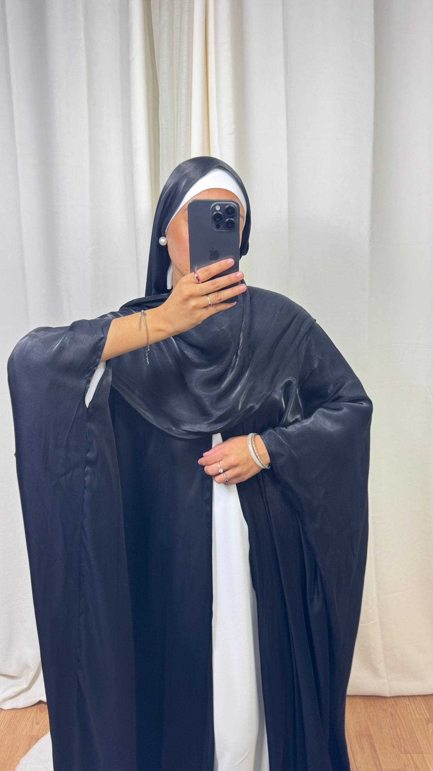 ENSEMBLE KHALEEJI ORGANZA - NOIR
