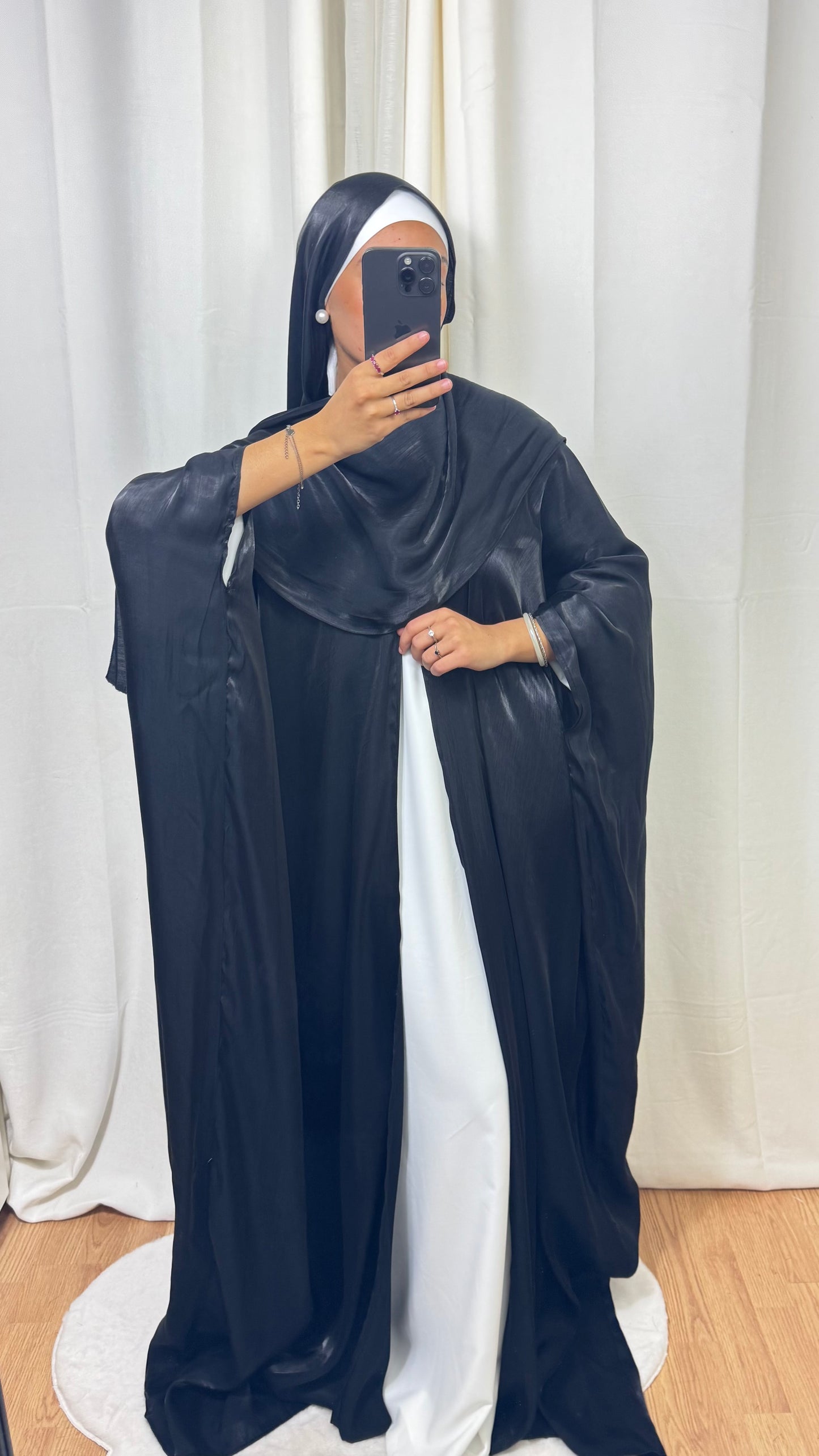 ENSEMBLE KHALEEJI ORGANZA - NOIR