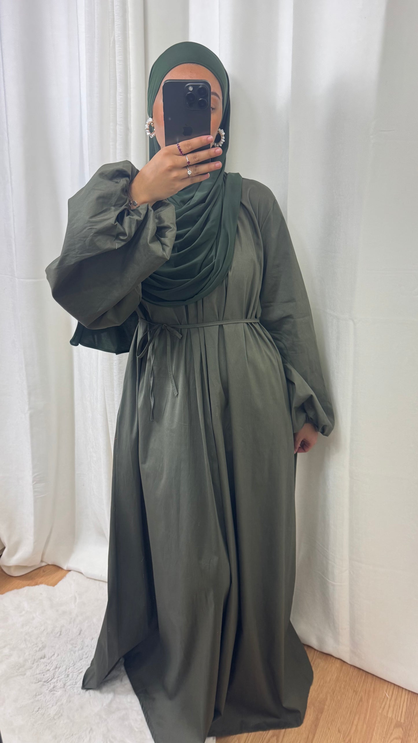ROBE POPELINE - KAKI