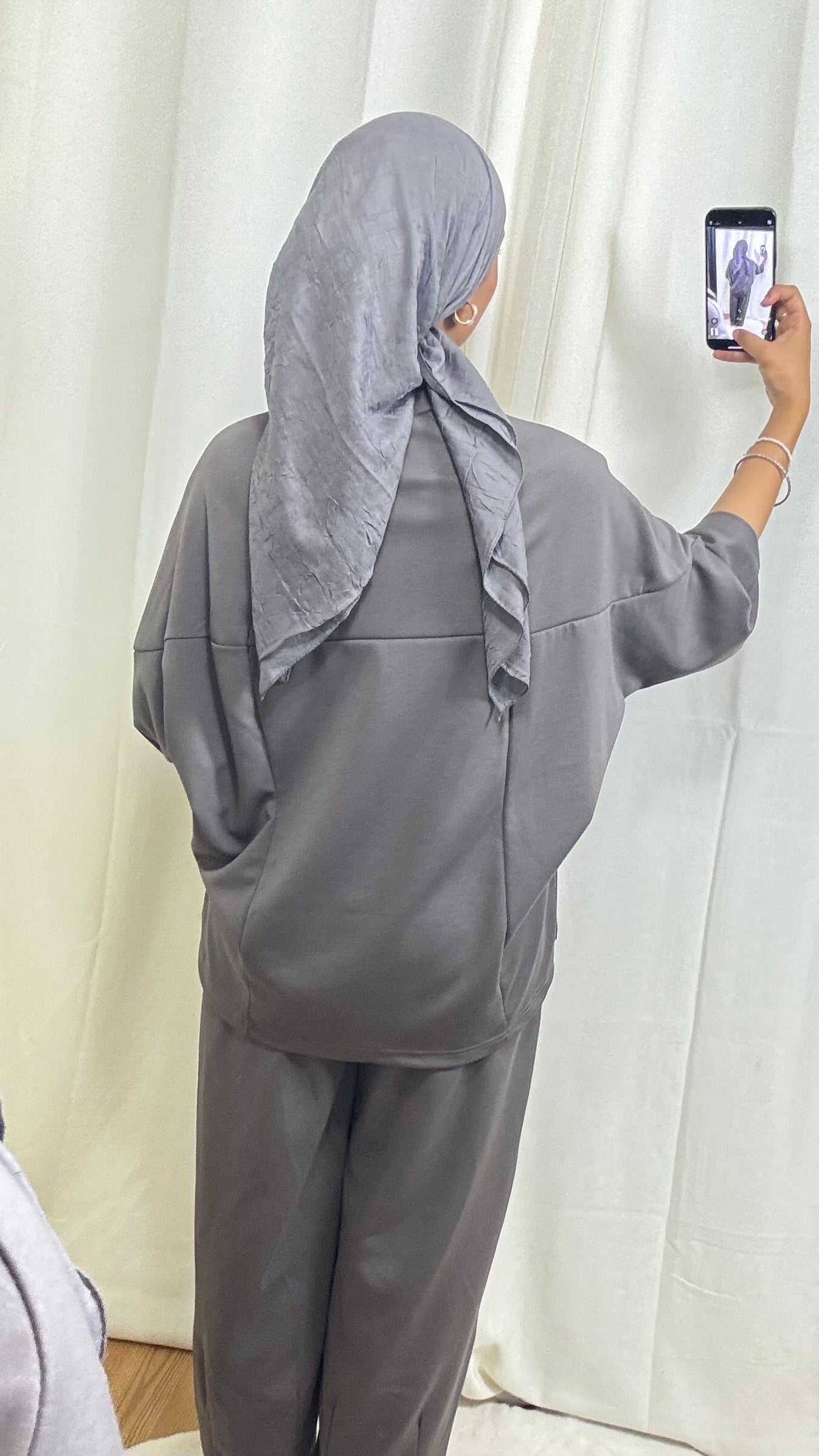ENSEMBLE JOGGING OVERSIZE - TAUPE
