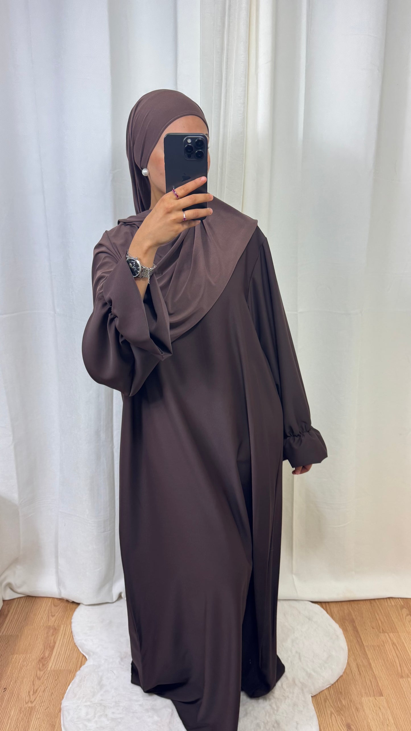 ABAYA ALBA - MARRON