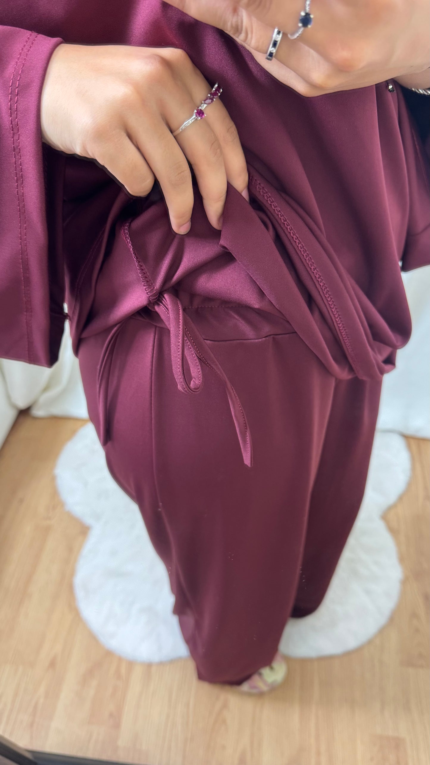 BURKINI À NOUER + HIJAB - BORDEAUX