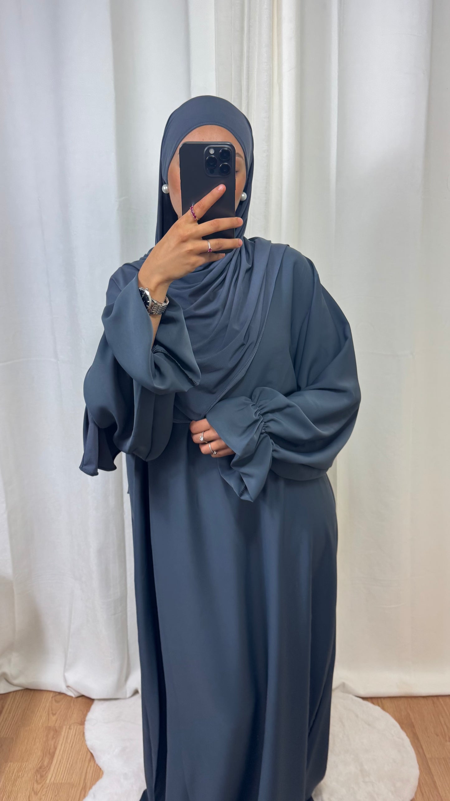 ABAYA ALBA - GRIS ANTHRACITE