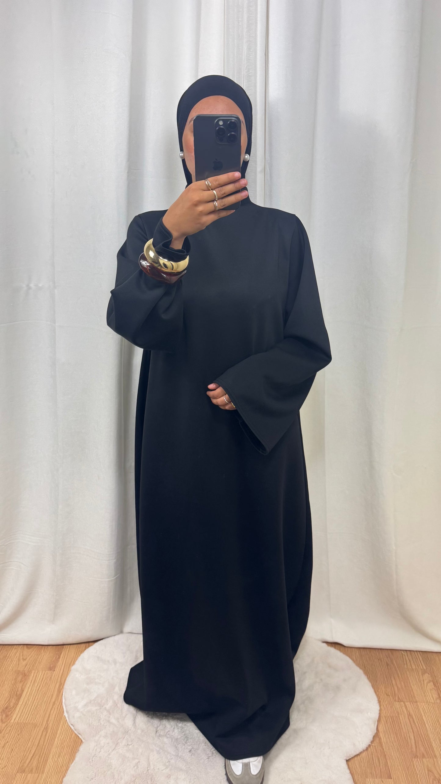 ABAYA HIVER - NOIR