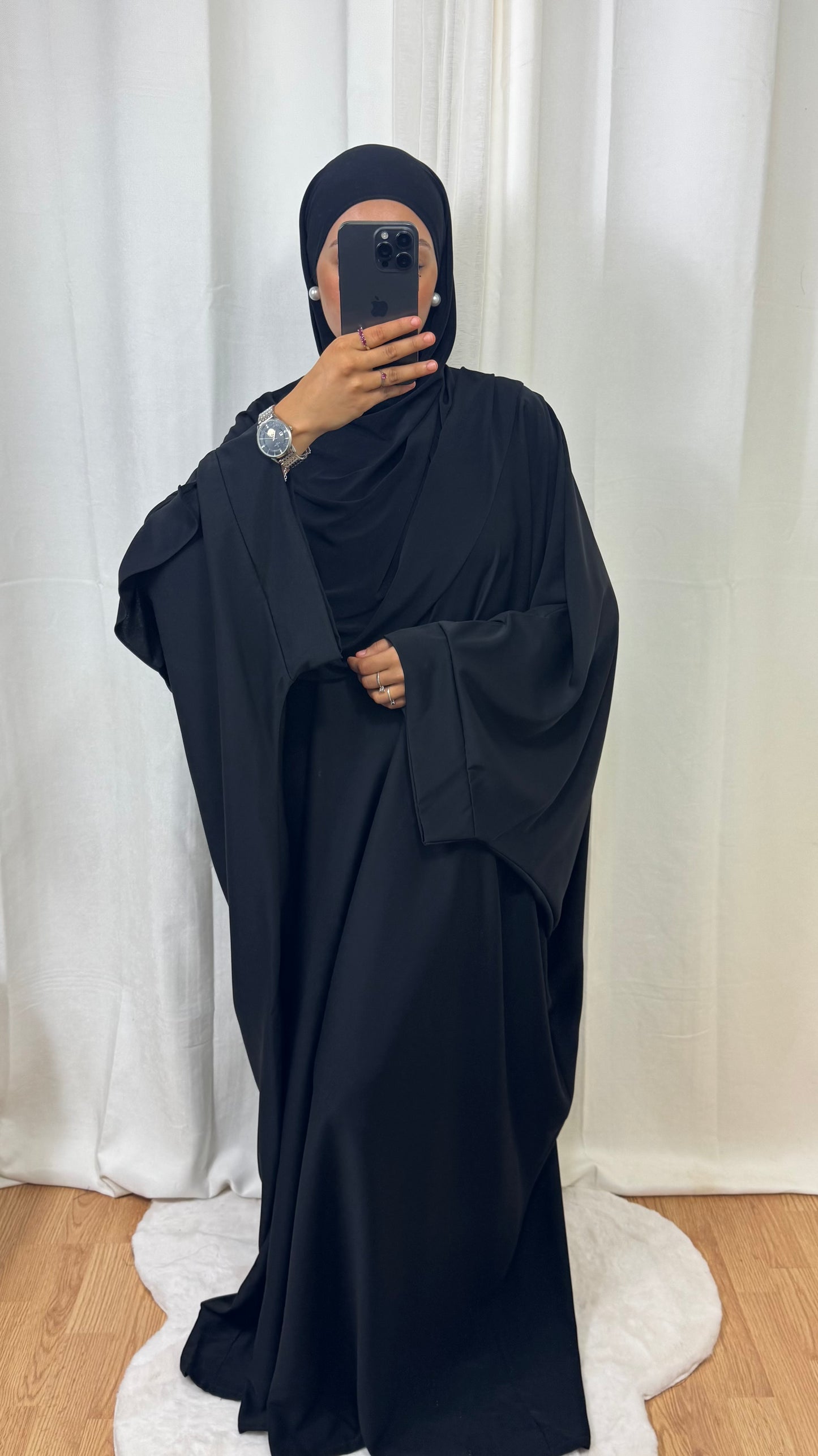 ABAYA SAOUDIENNE ELEGANCE - NOIR