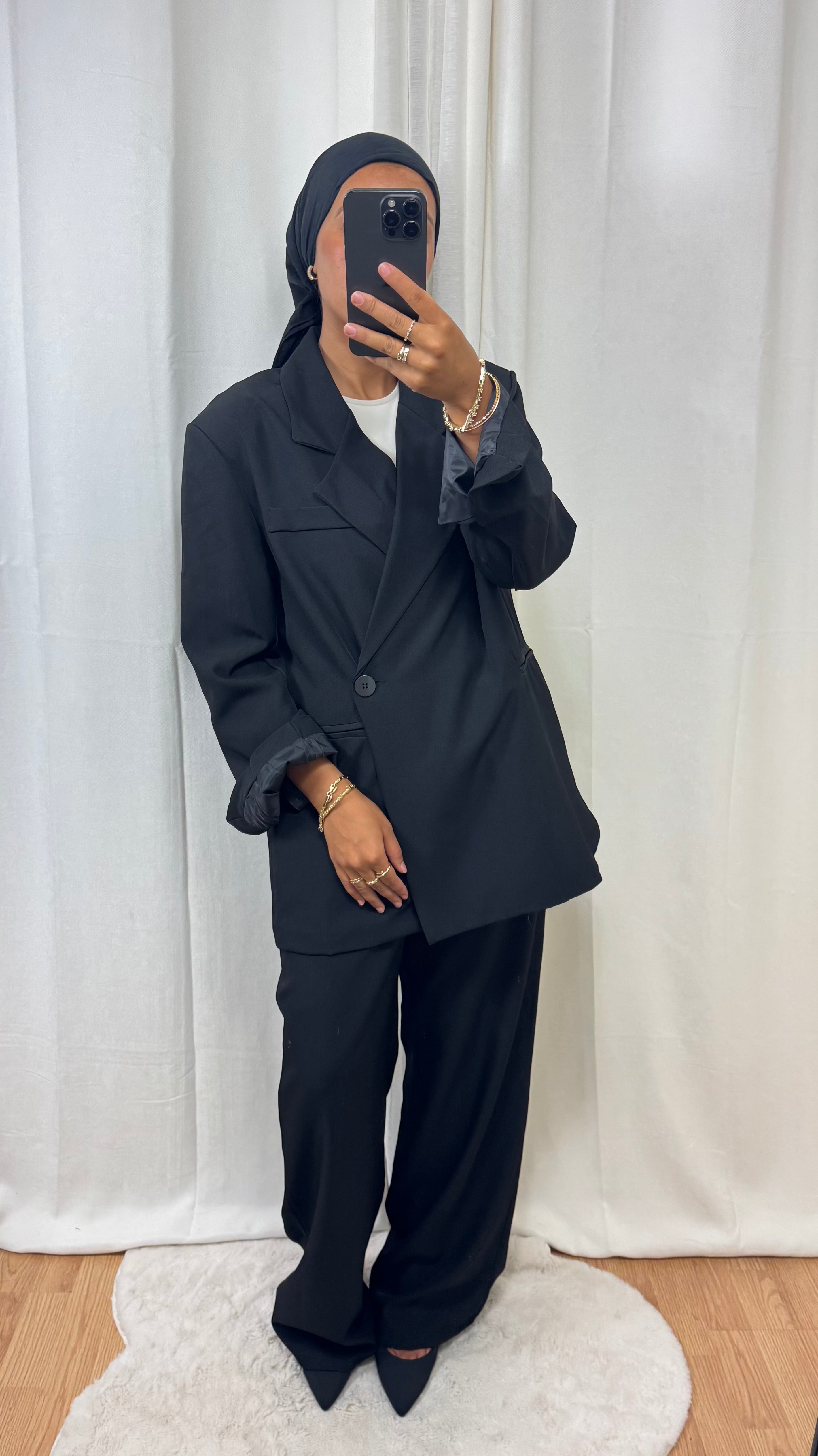 ENSEMBLE BLAZER - NOIR