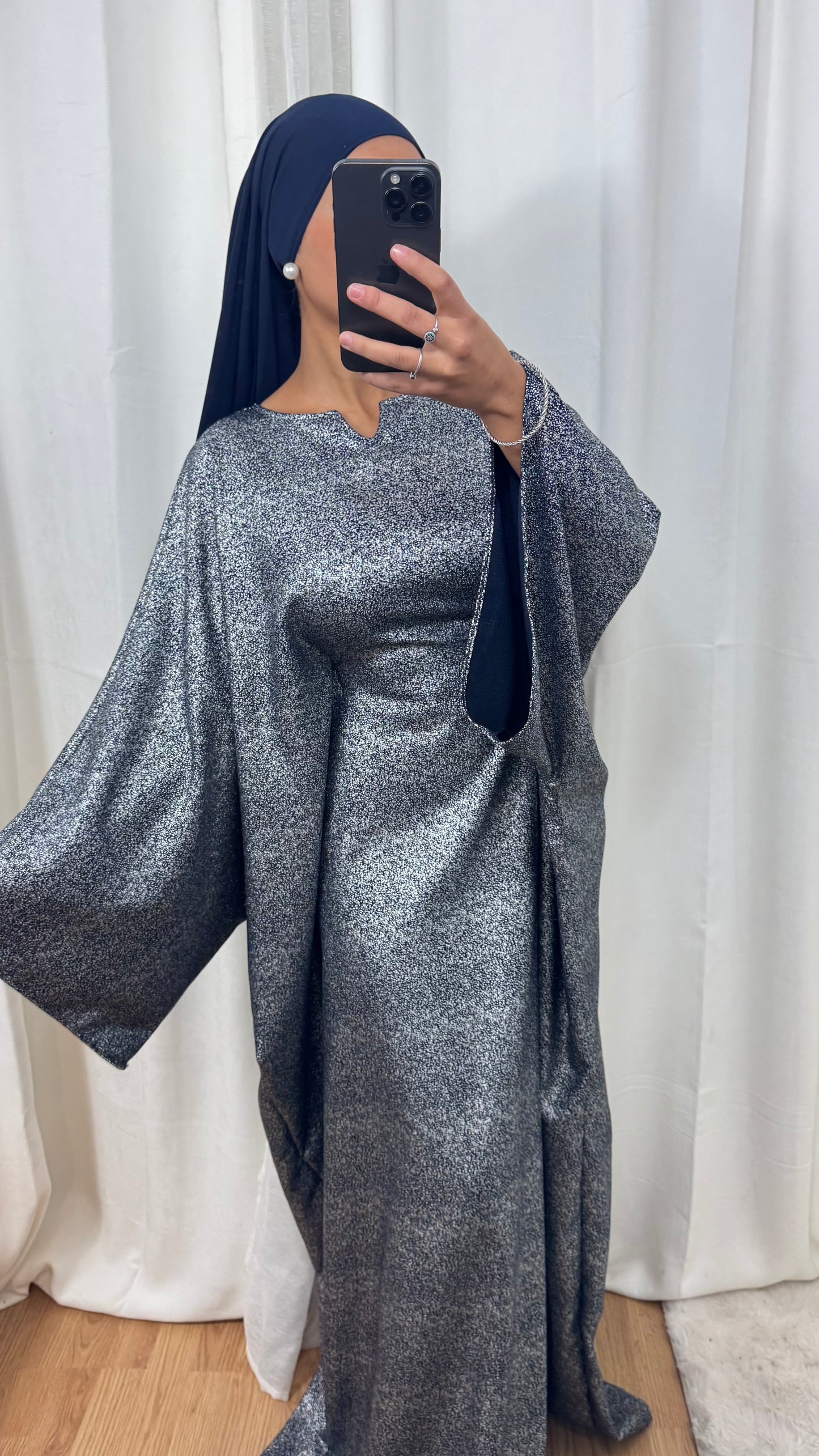 ROBE NOUR - NAVY BLUE