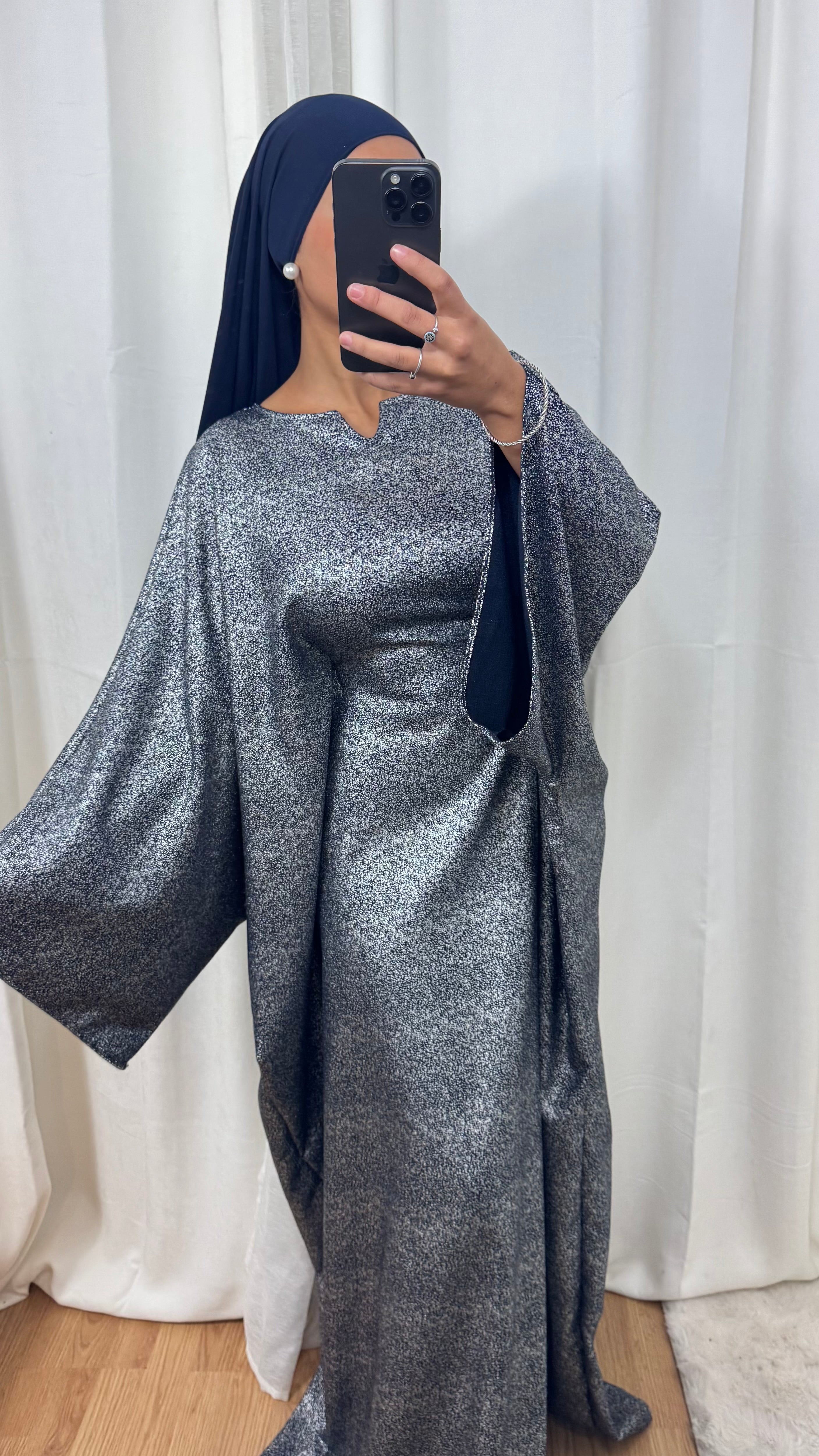 ROBE NOUR CRÉATION - NAVY BLUE