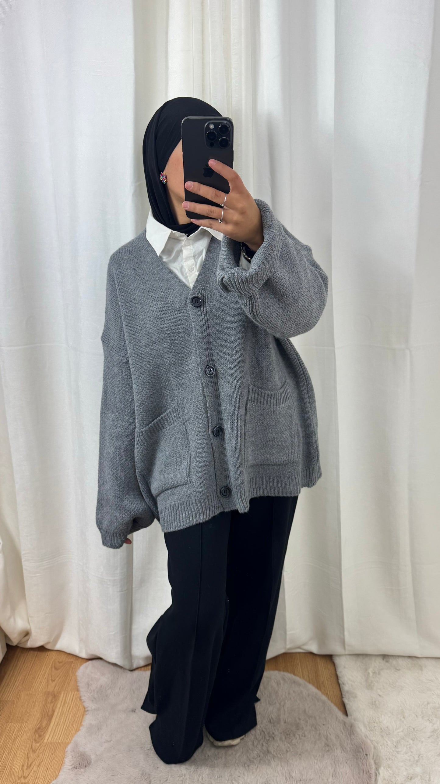 CARDIGAN TANINA - GRIS