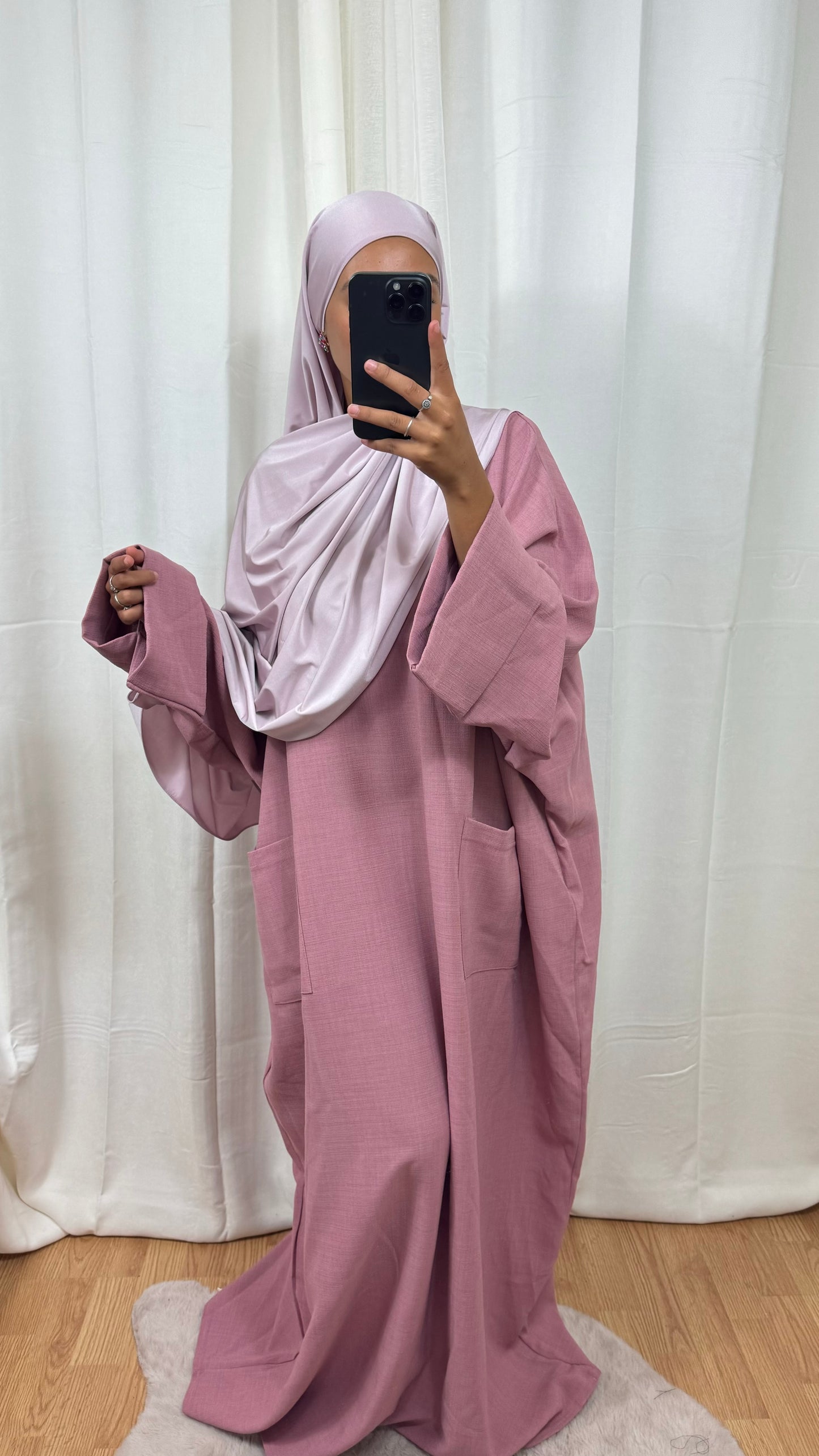 ABAYA AMBRE - ROSE