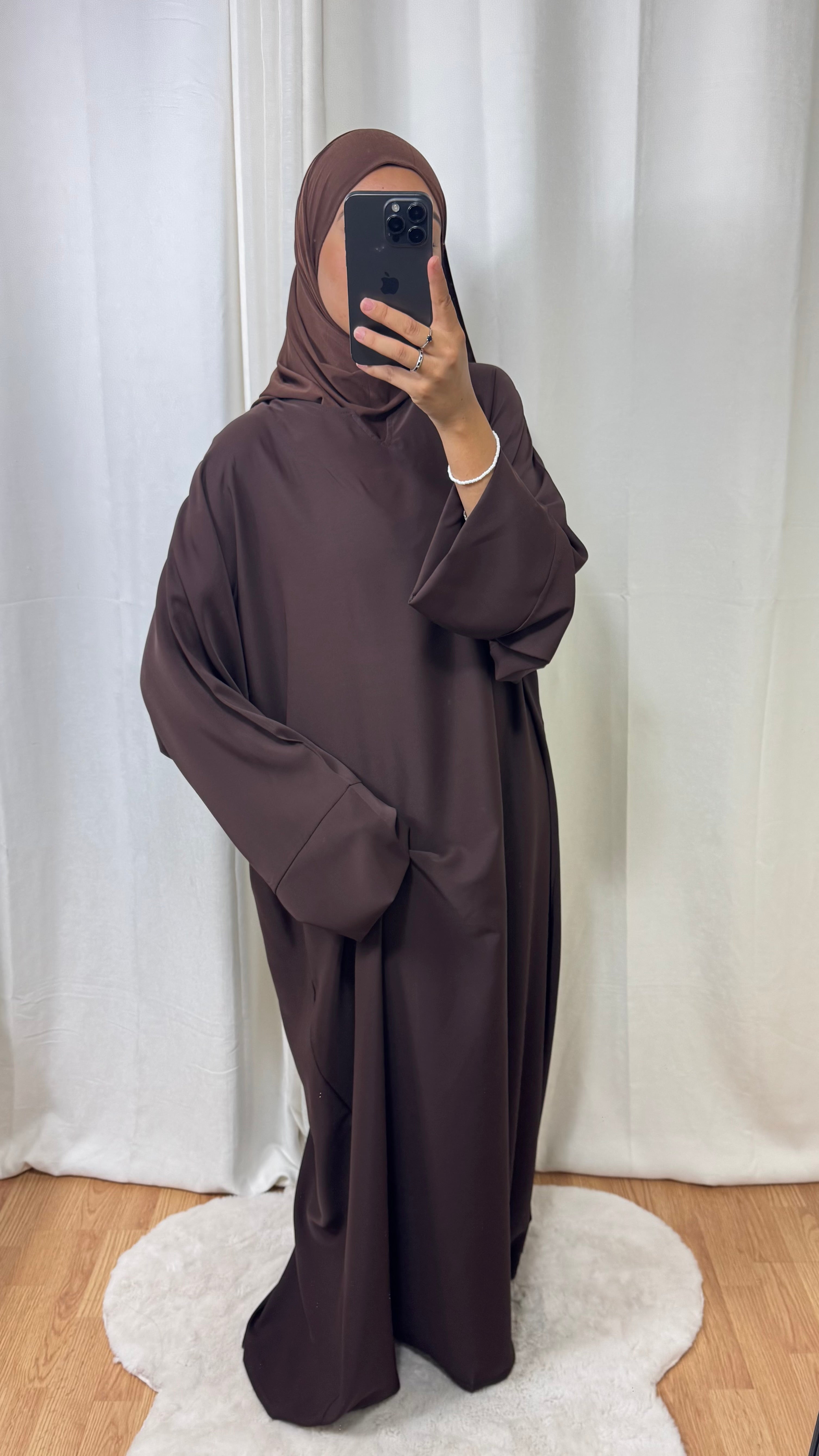 ABAYA AMBREEN - MARRON