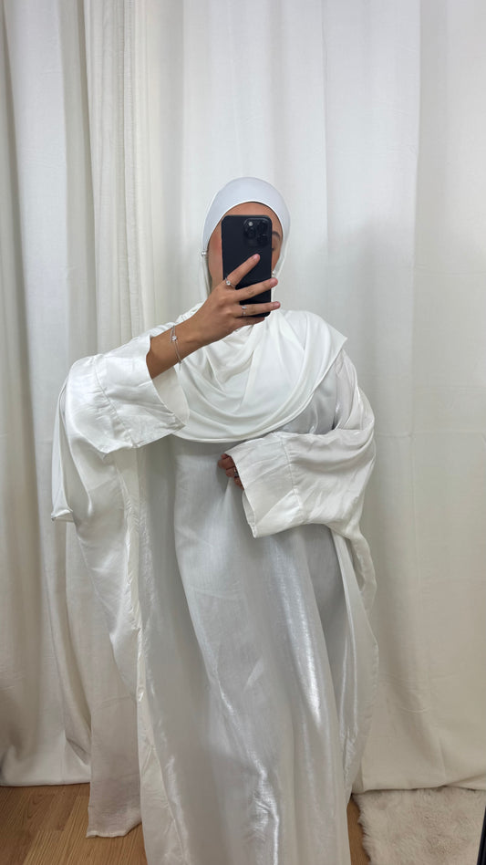 ABAYA KHALEEDJI - BLANC