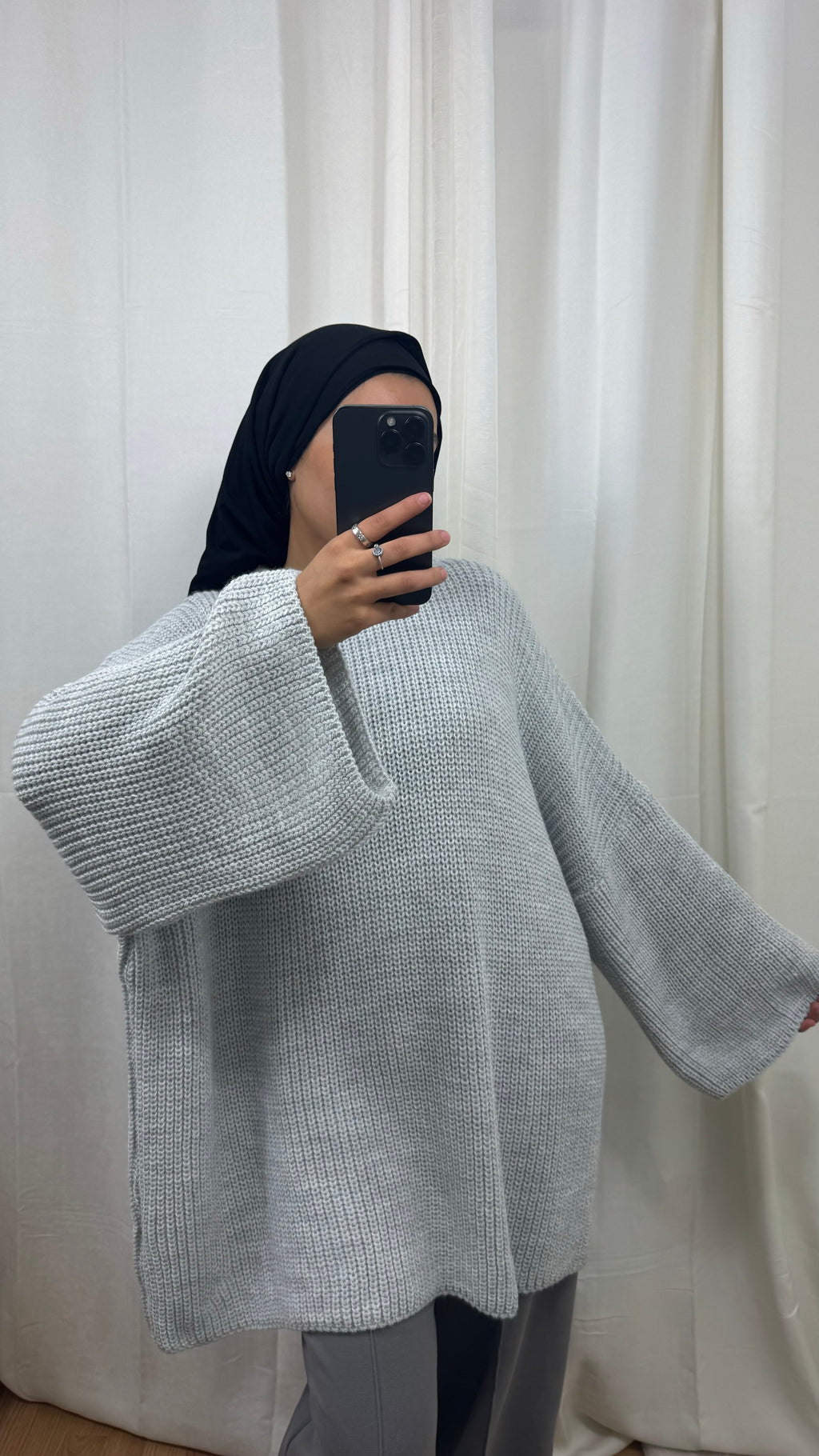 PULL ANY - GRIS CLAIR