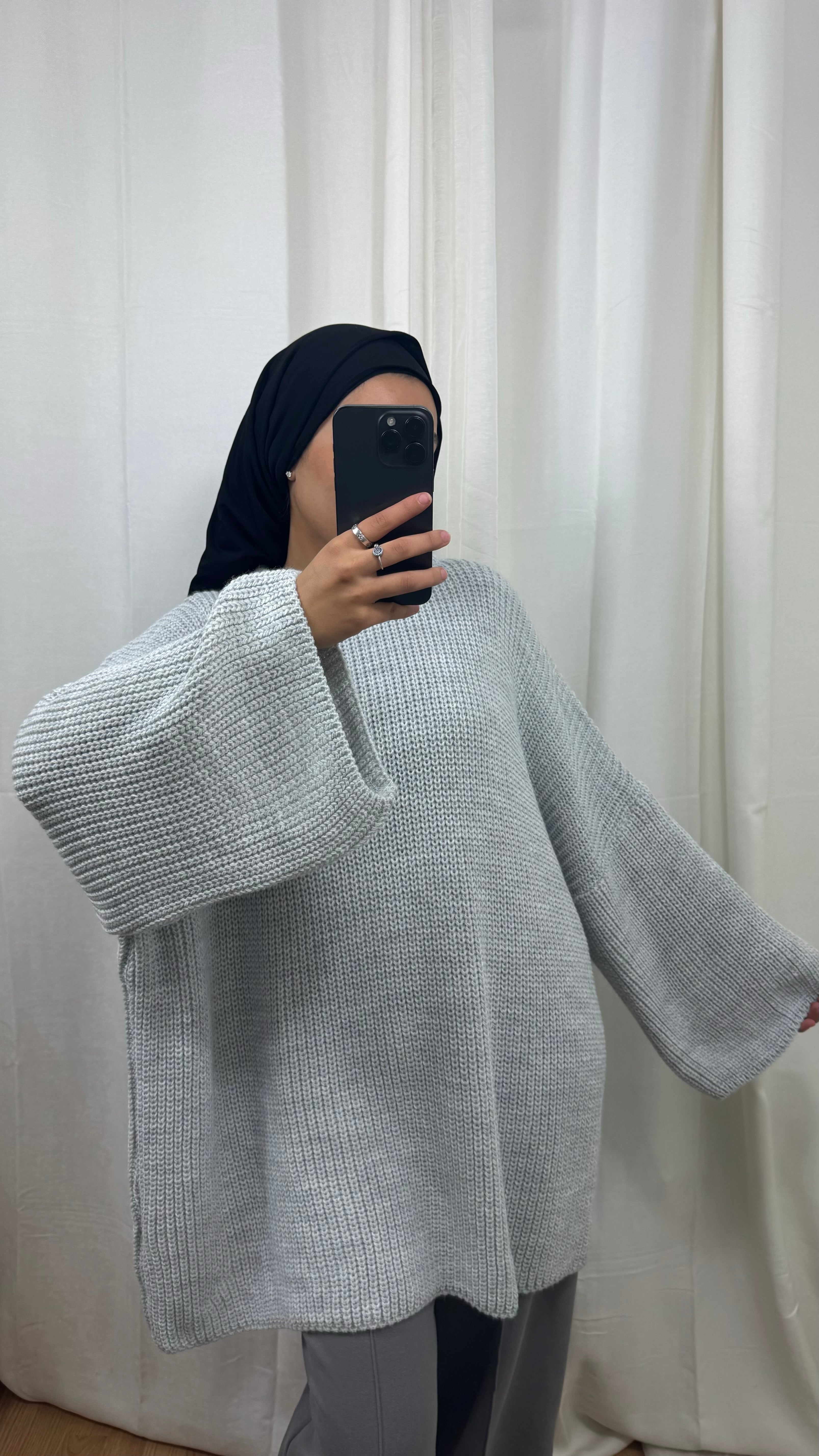 PULL ANY - GRIS CLAIR