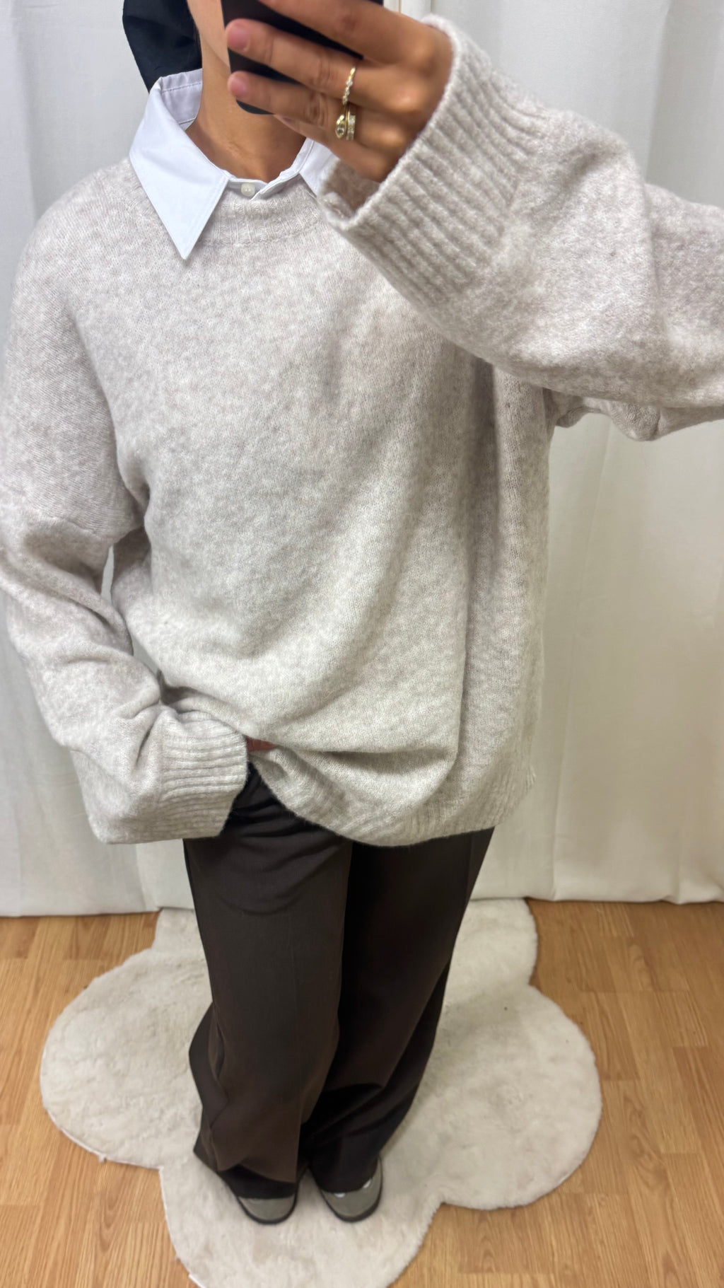 PULL CACHEMIRE - BEIGE