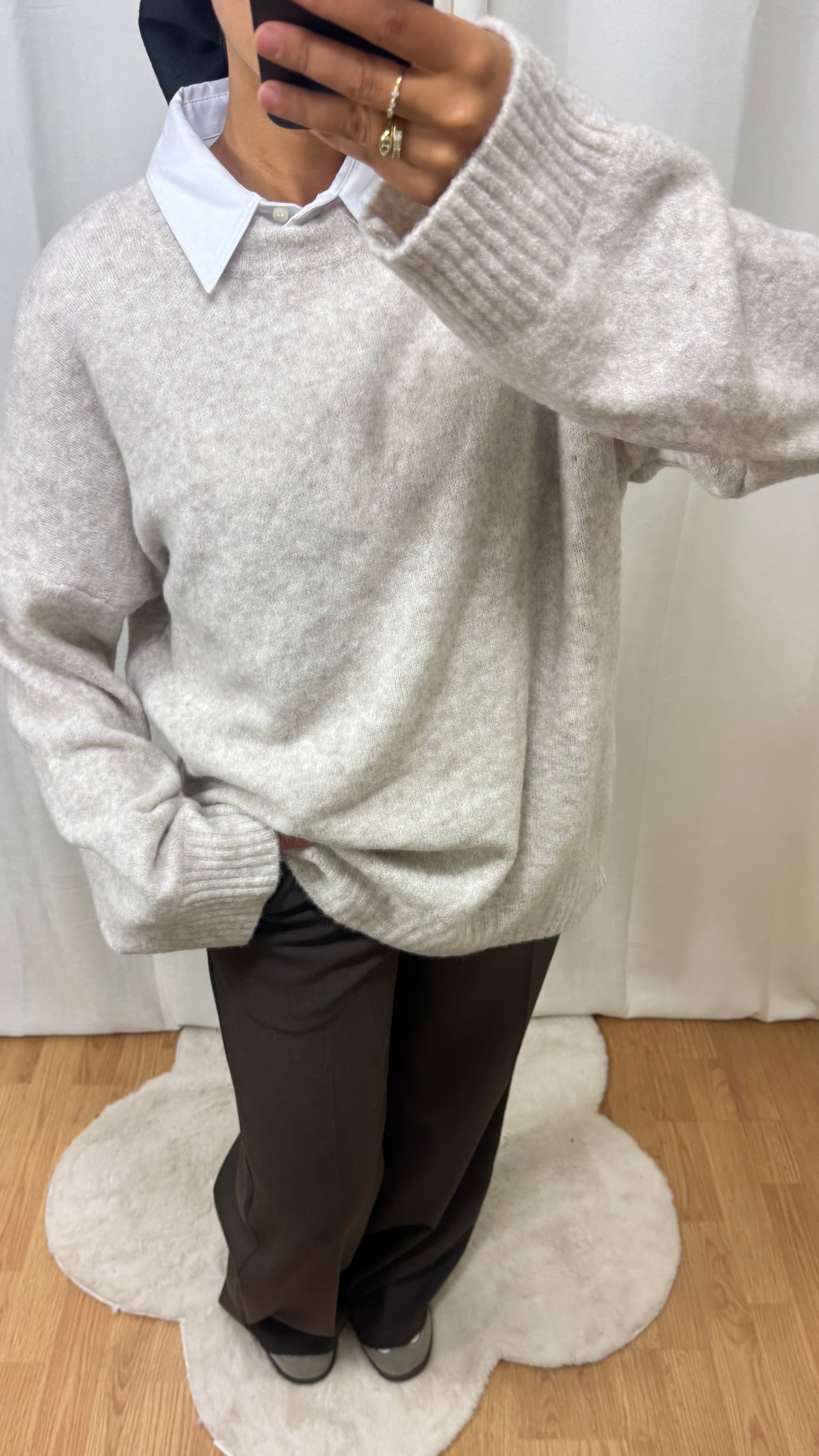 PULL CACHEMIRE - BEIGE