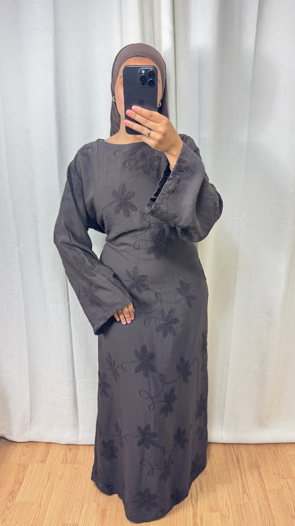ROBE YNES - CHOCOLAT