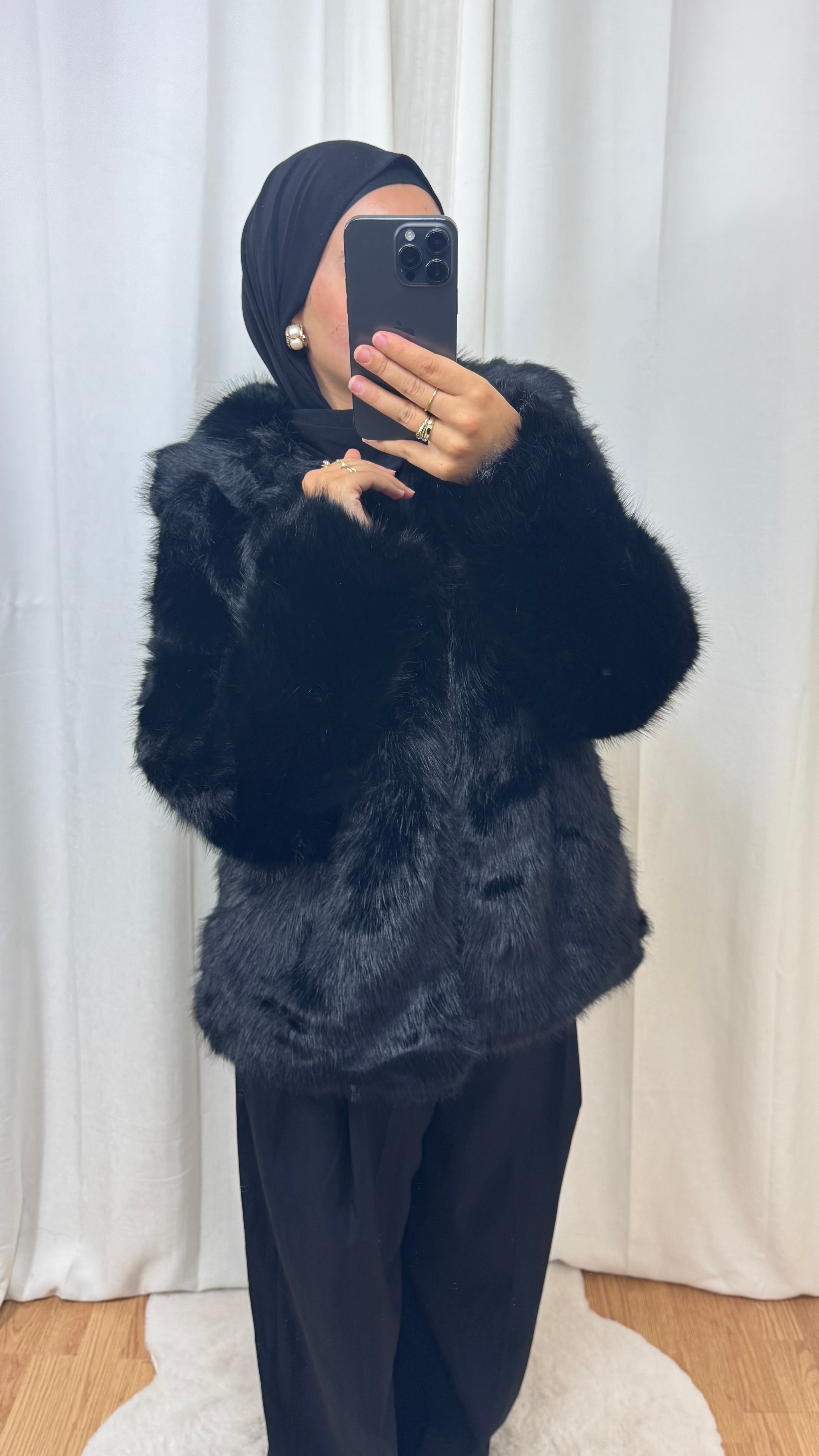 FOURRURE KALANN - NOIR