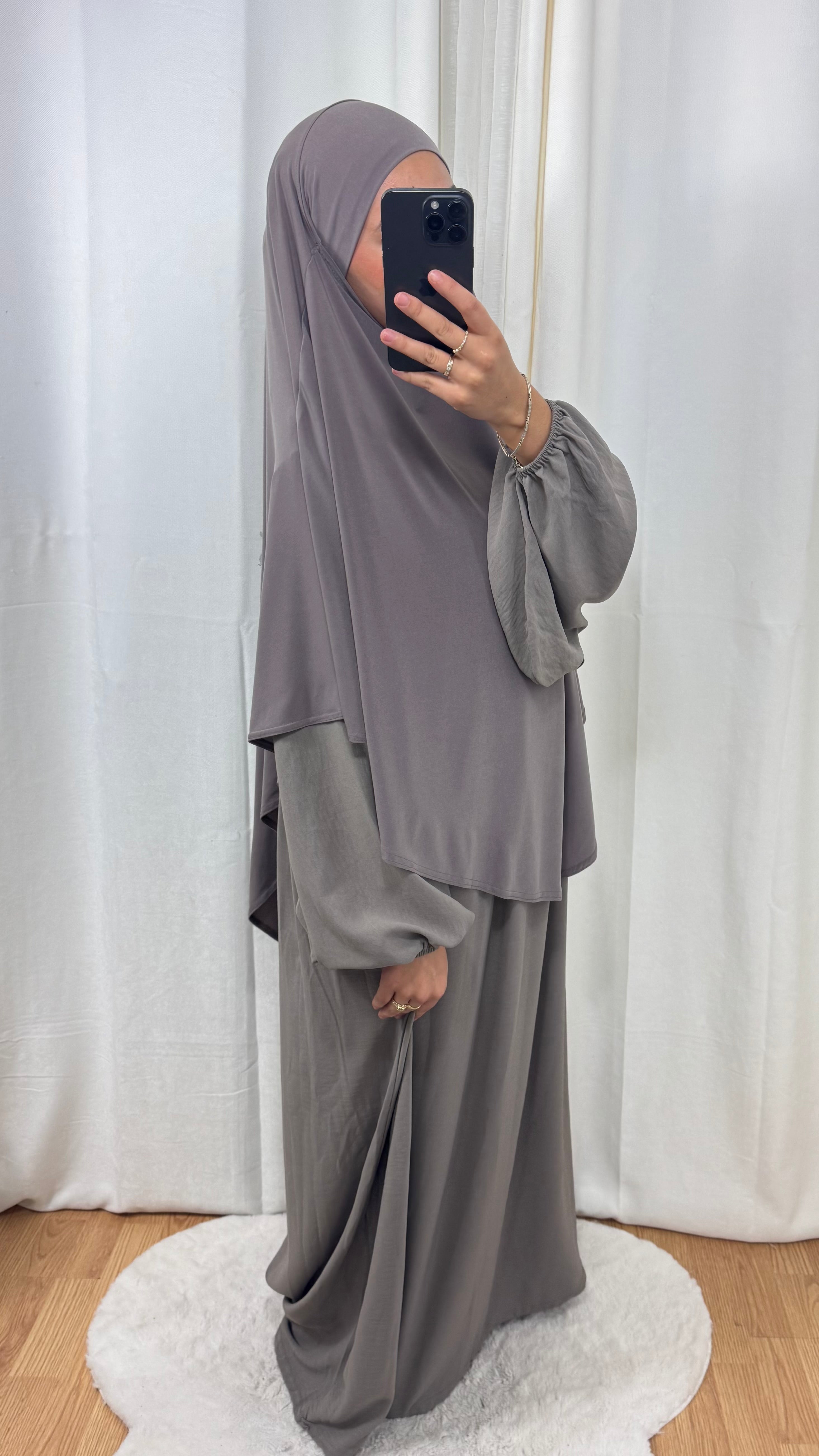 KHIMAR JERSEY - TAUPE