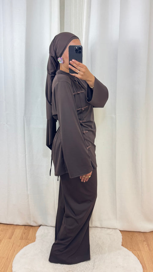 BURKINI SAKURA CINTRÉ - MARRON