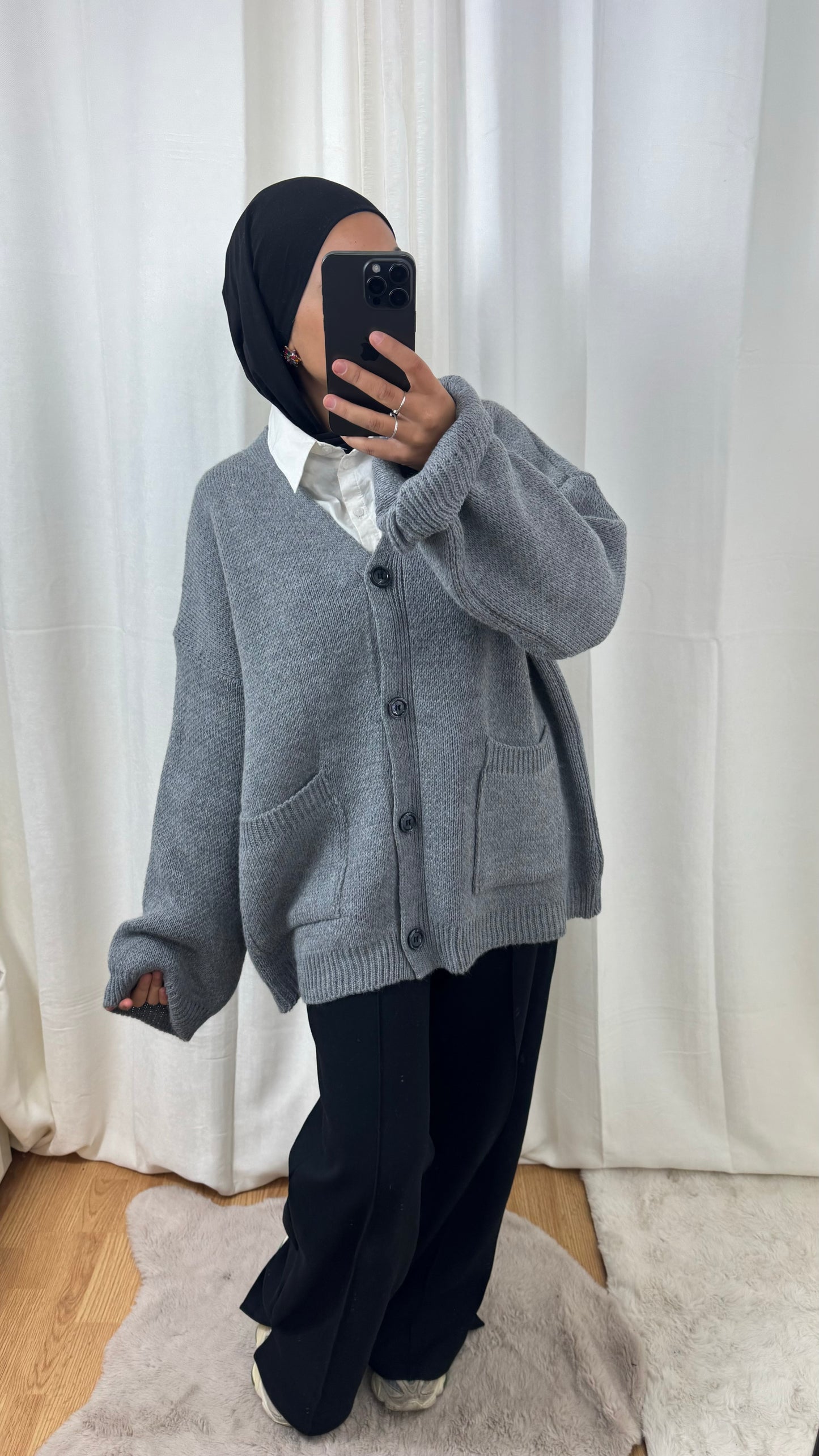 CARDIGAN TANINA - GRIS