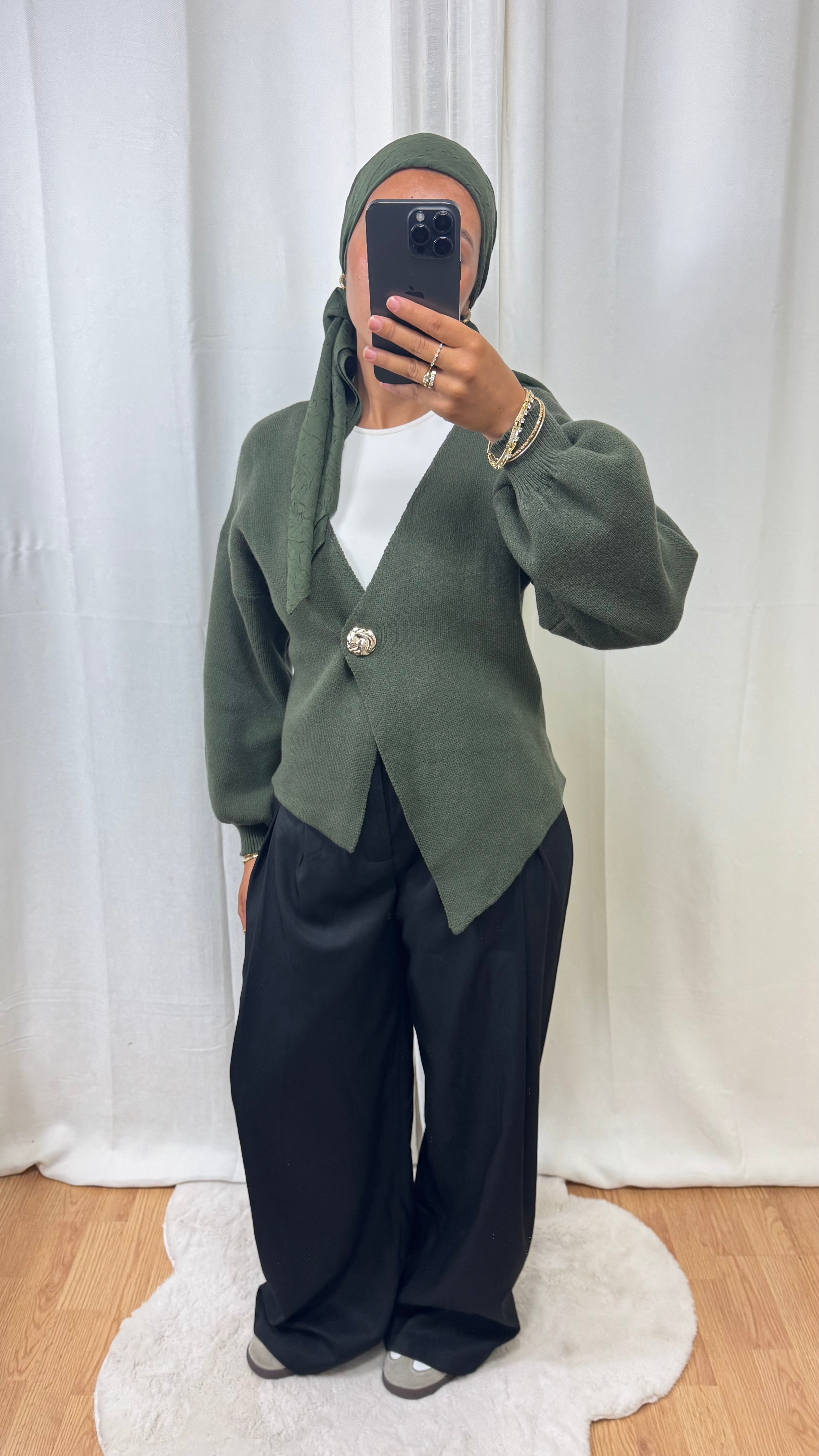 CARDIGAN - KAKI