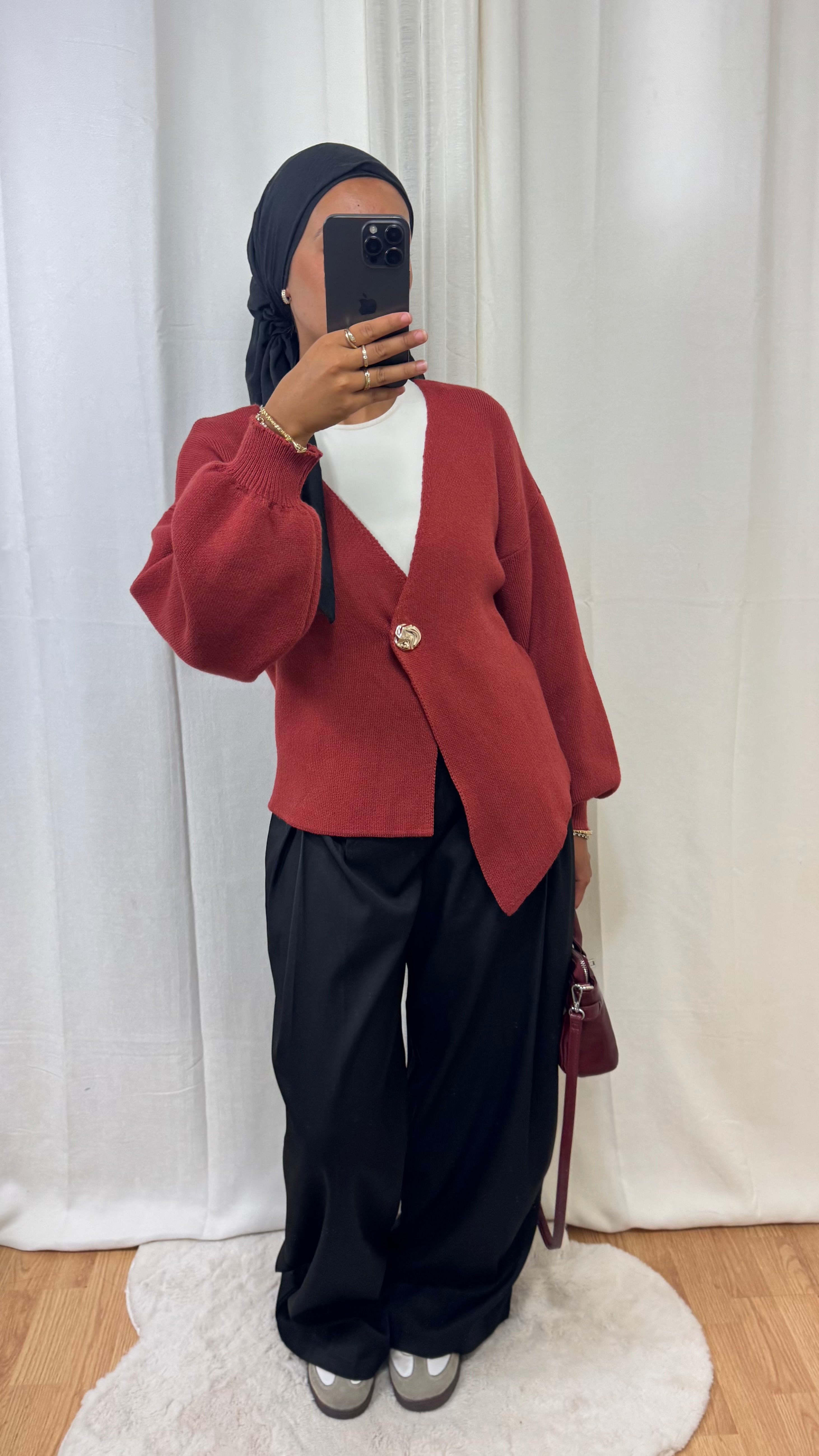 CARDIGAN - ROUILLE