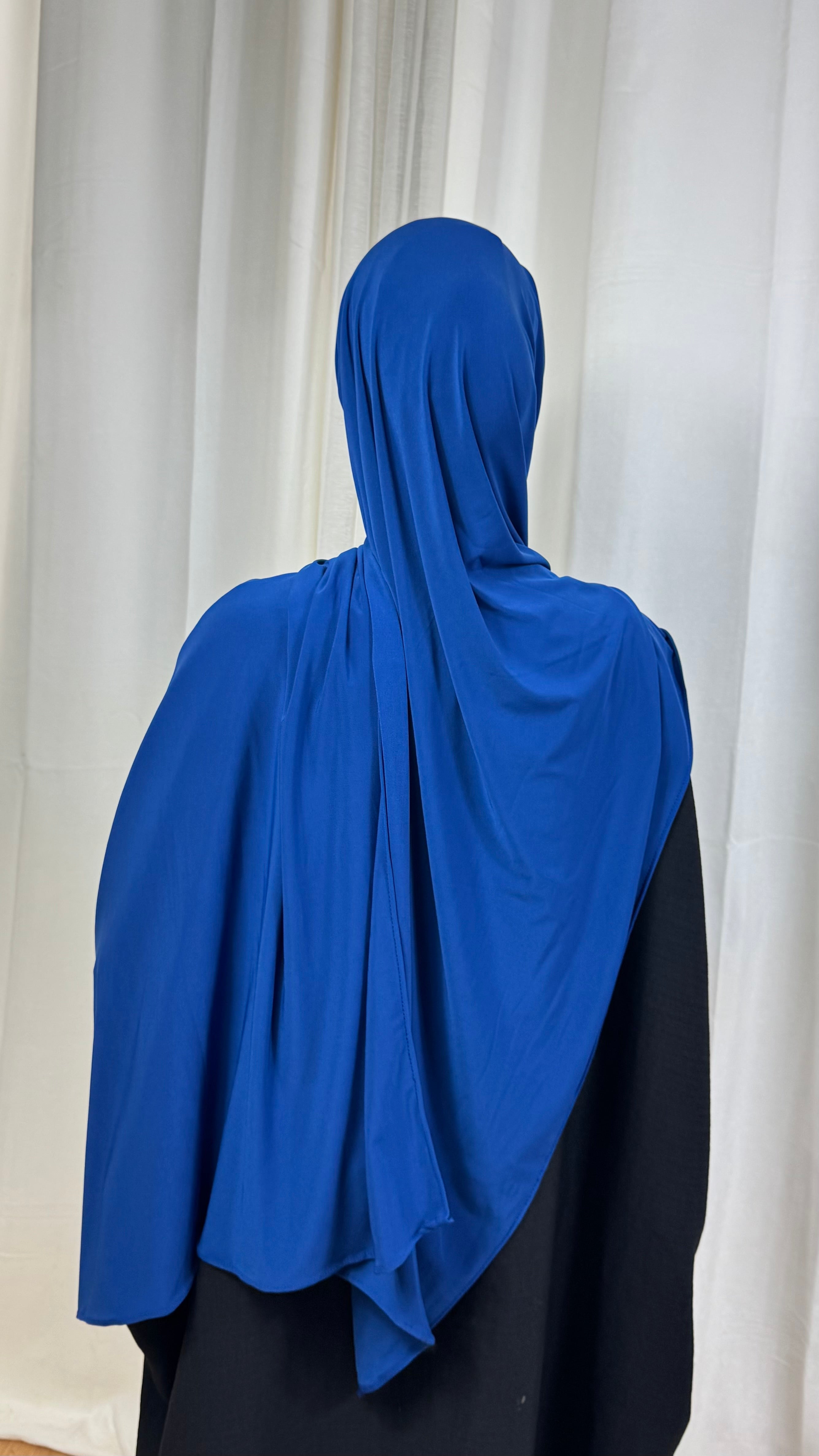 HIJAB JERSEY PREMIUM  - BLEU ROI