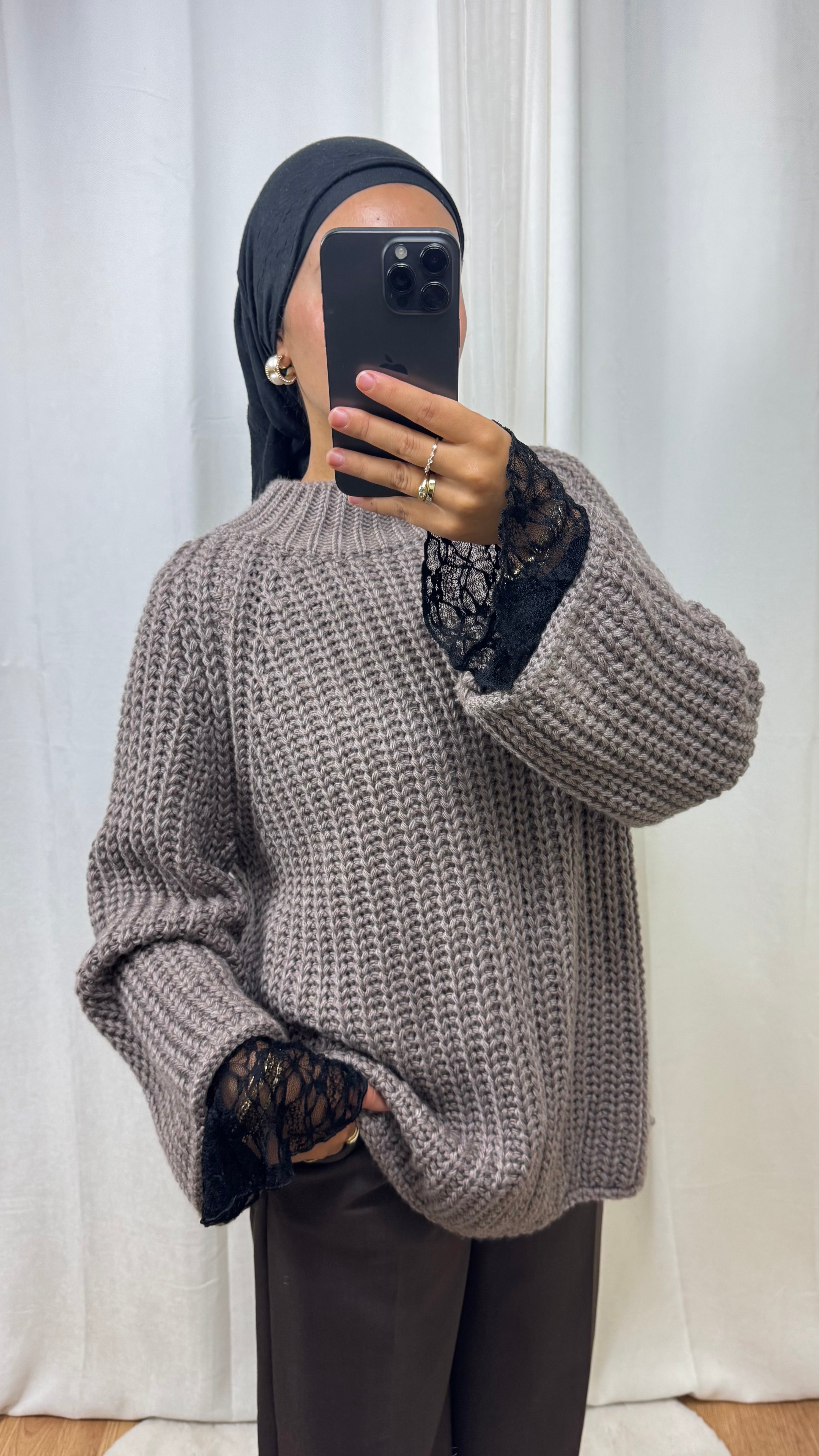 PULL LAYA - TAUPE