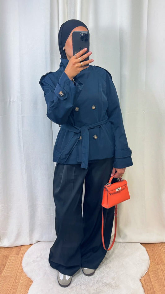 TRENCH COURT - BLEU MARINE