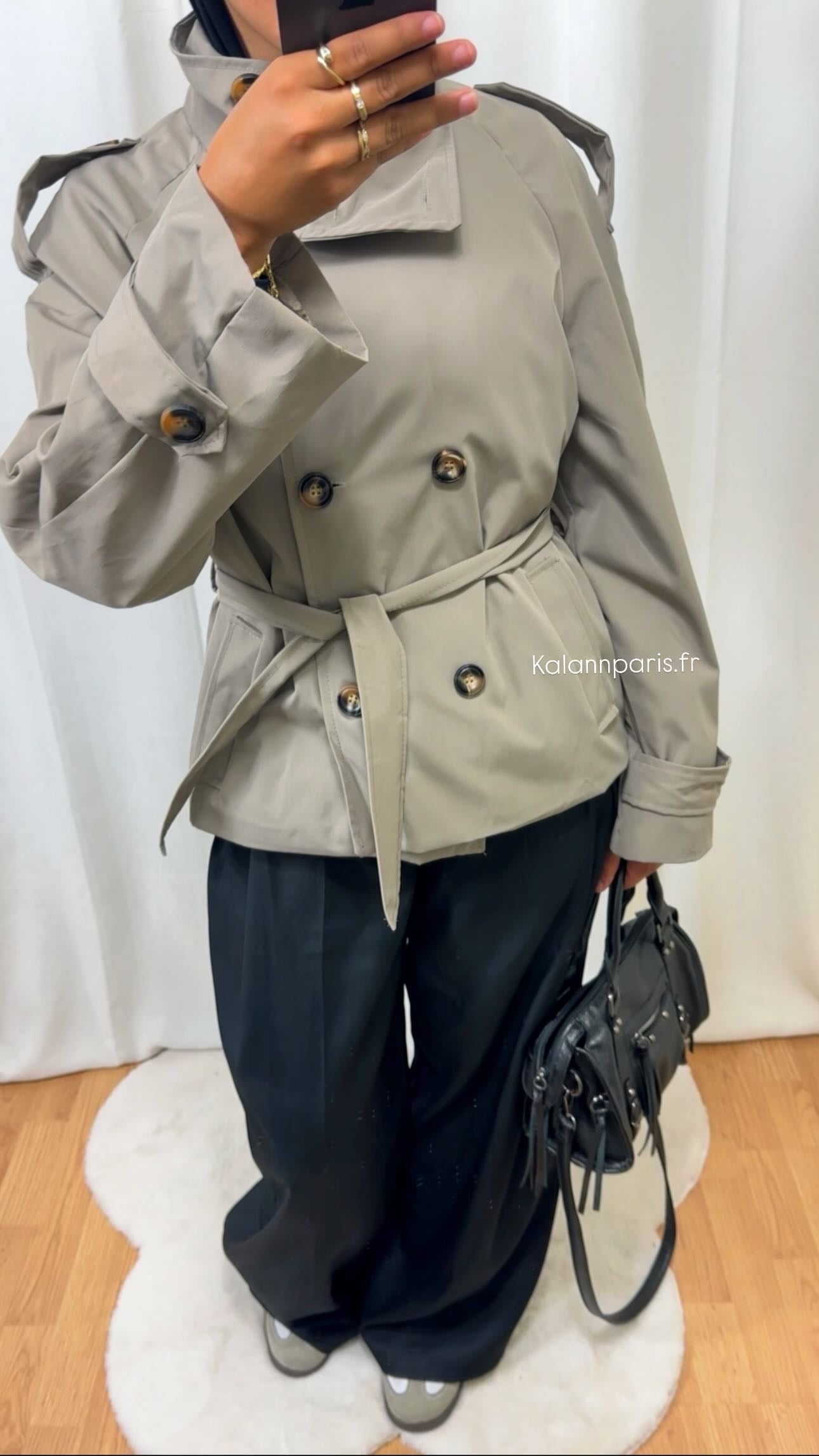 TRENCH COURT - TAUPE